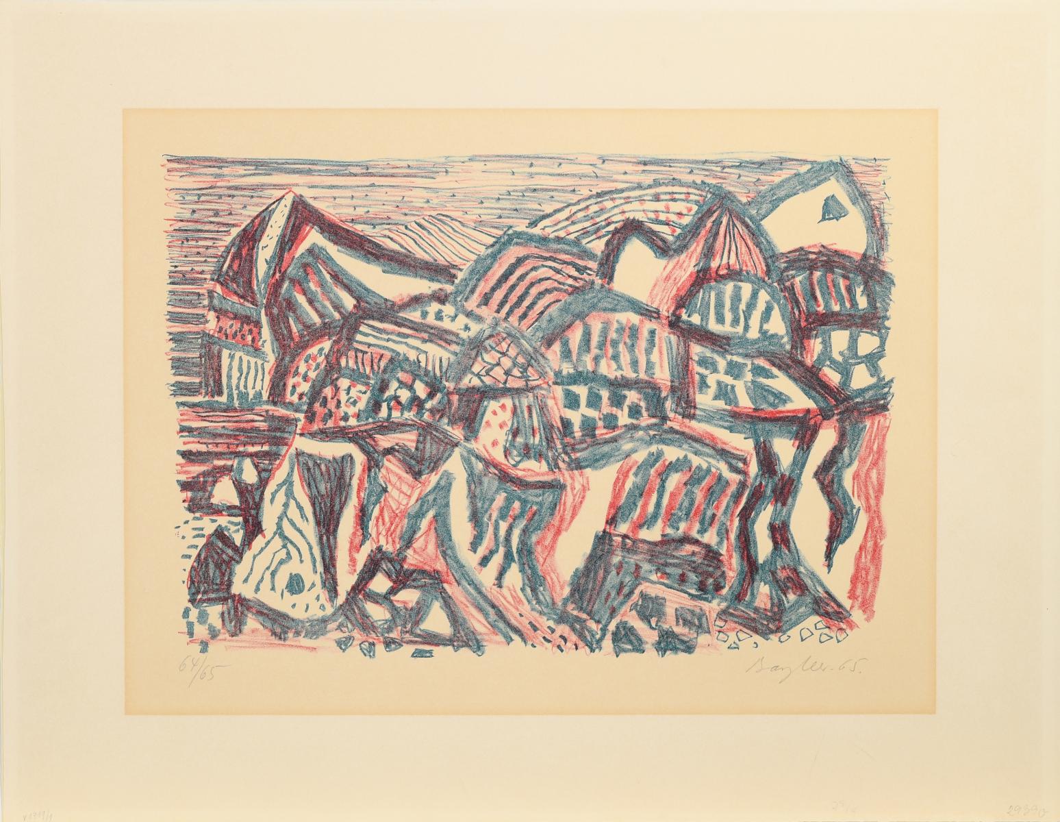 Eduard Bargheer - Vulkanische Landschaft, 62313-55, Van Ham Kunstauktionen