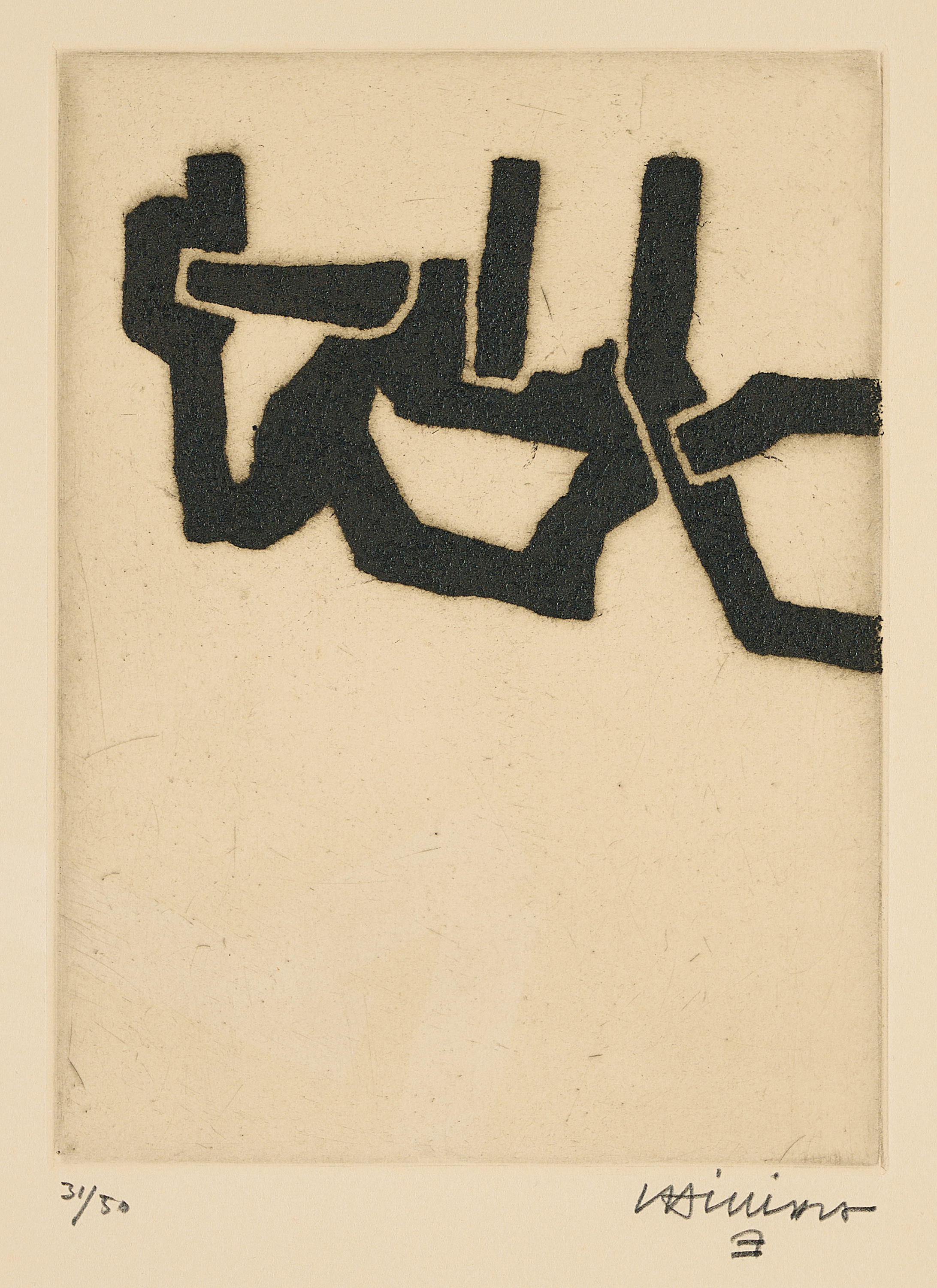 Eduardo Chillida - Burni Bizitu I, 81226-1, Van Ham Kunstauktionen