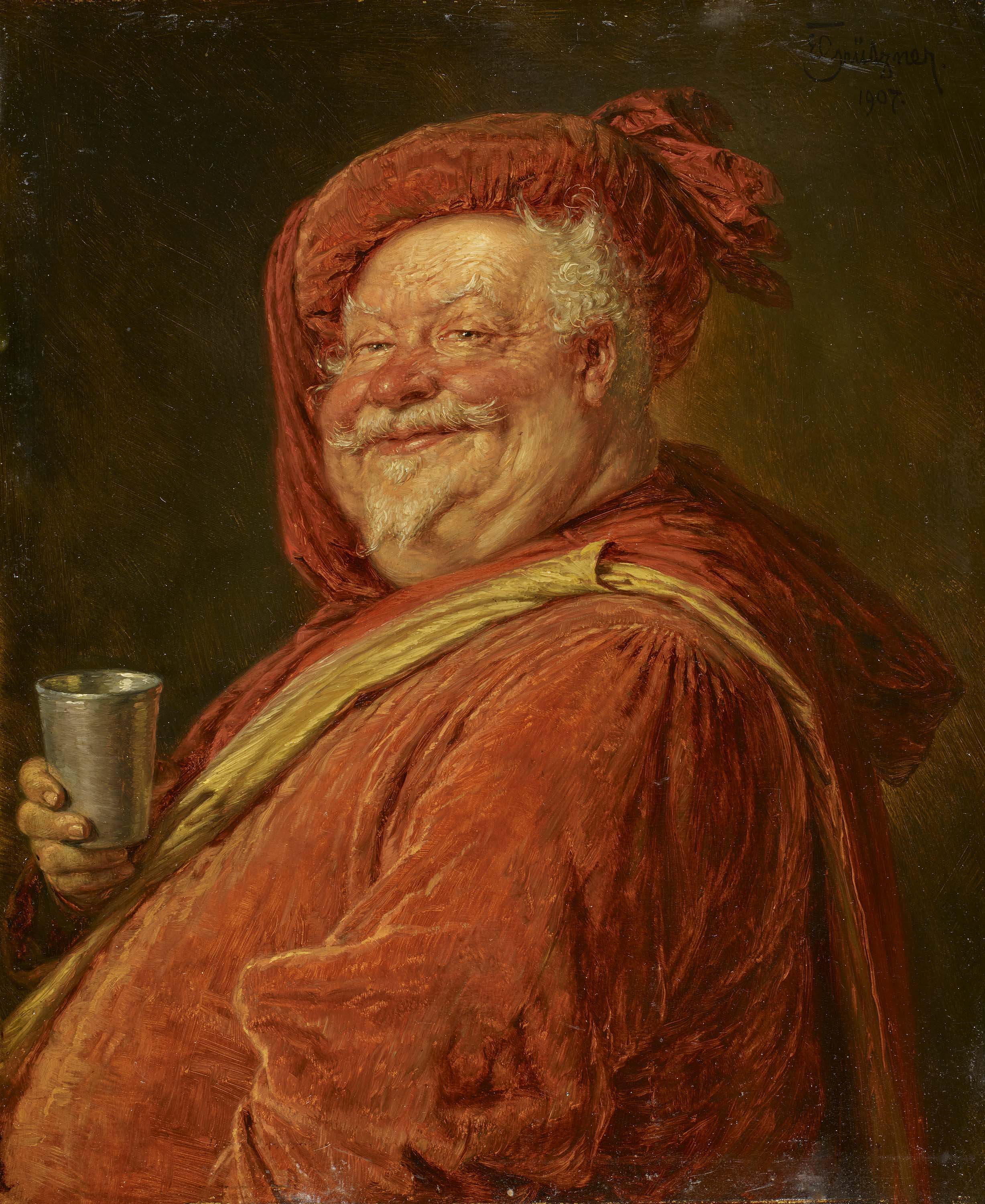 Eduard von Gruetzner - Falstaff, 68100-2, Van Ham Kunstauktionen