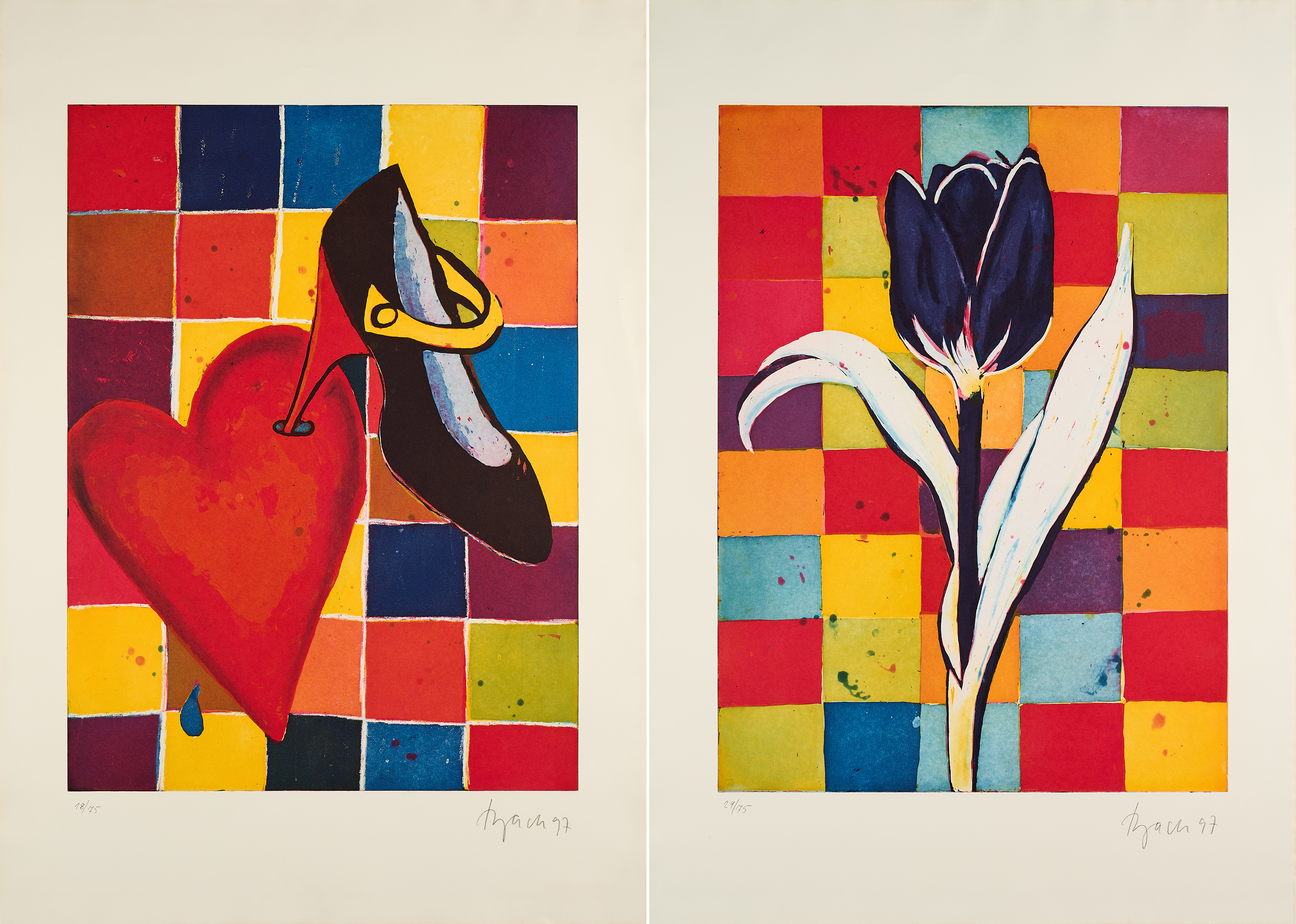 Elvira Bach - Konvolut von 2 Druckgrafiken, 81308-19, Van Ham Kunstauktionen