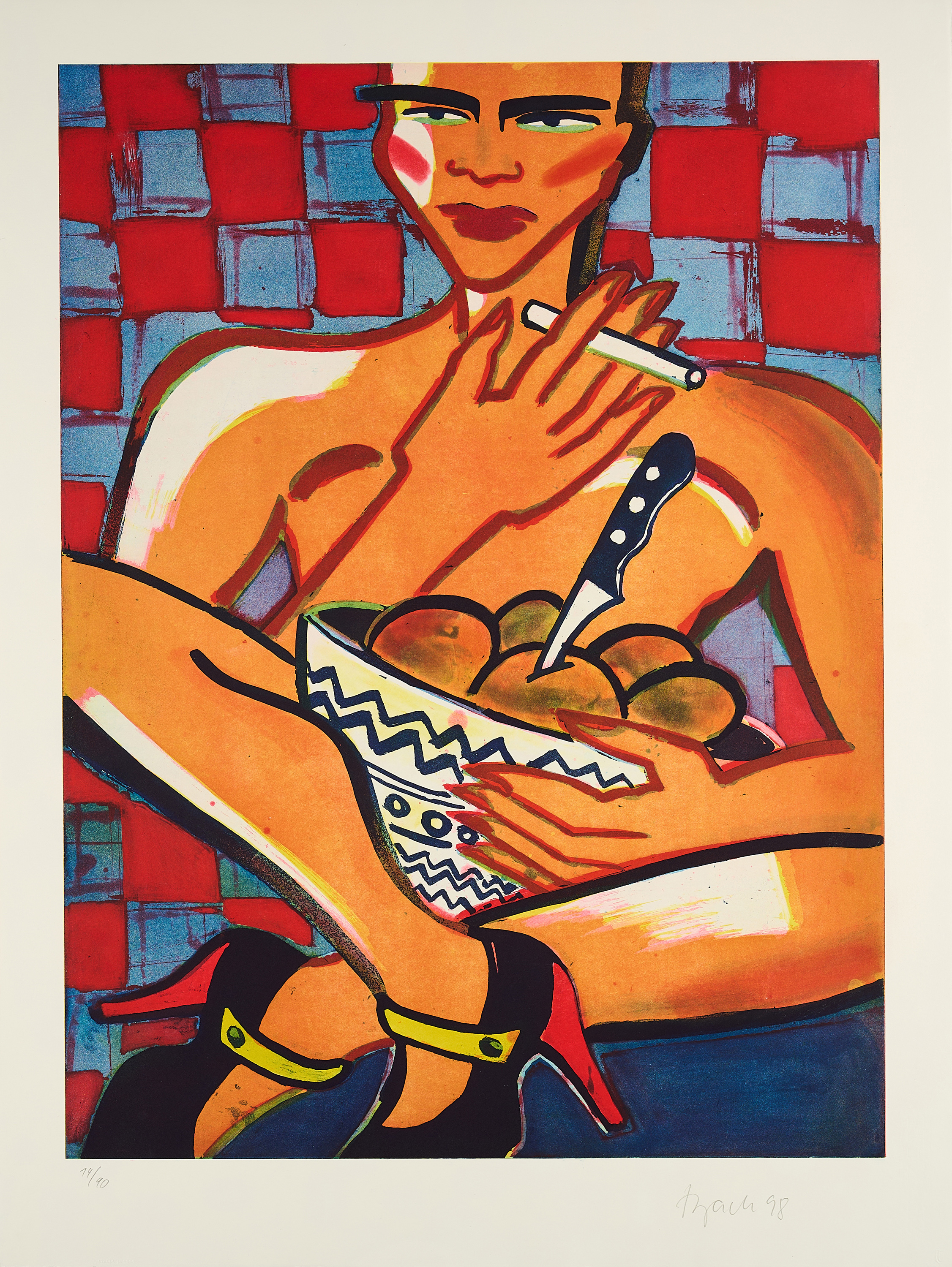 Elvira Bach - Ohne Titel, 81308-17, Van Ham Kunstauktionen