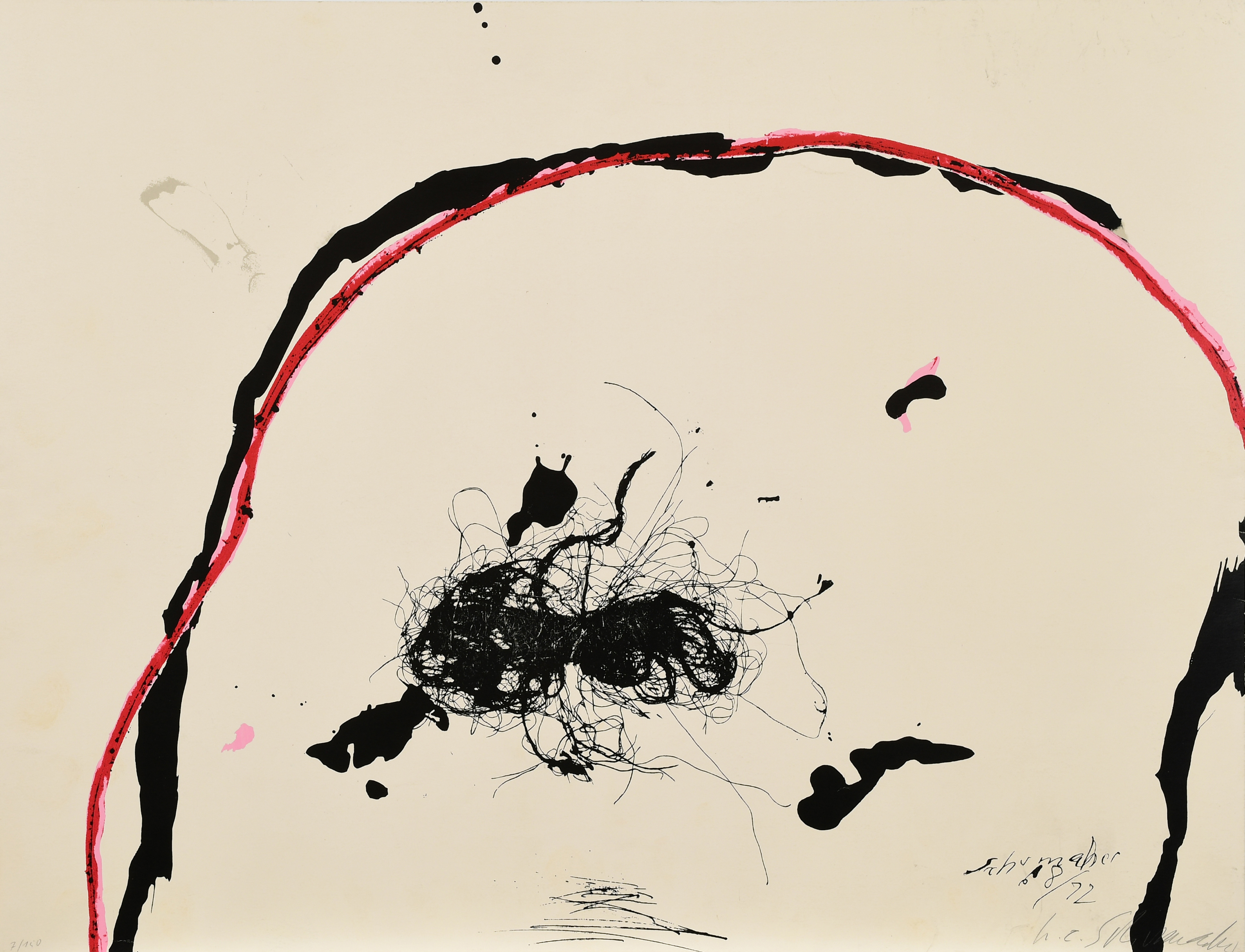 Emil Schumacher - Ohne Titel, 64416-6, Van Ham Kunstauktionen