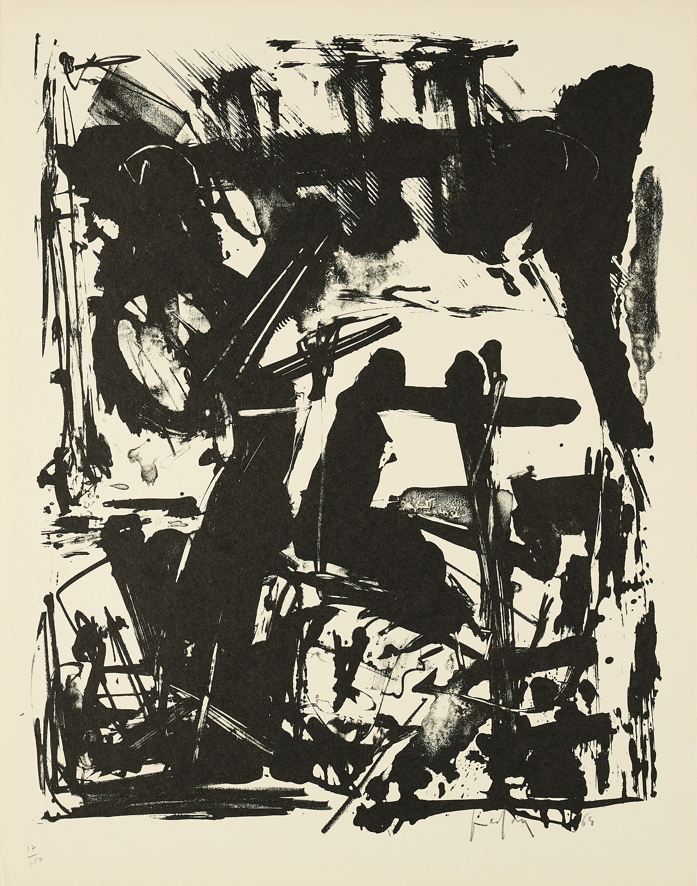 Emilio Vedova - Aus Epitaph Karl Amadeus Hartmann, 80374-613, Van Ham Kunstauktionen