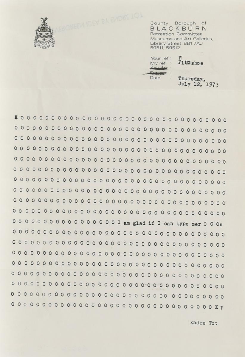 Endre Tot - I am glad if I can type zeros, 64350-10, Van Ham Kunstauktionen