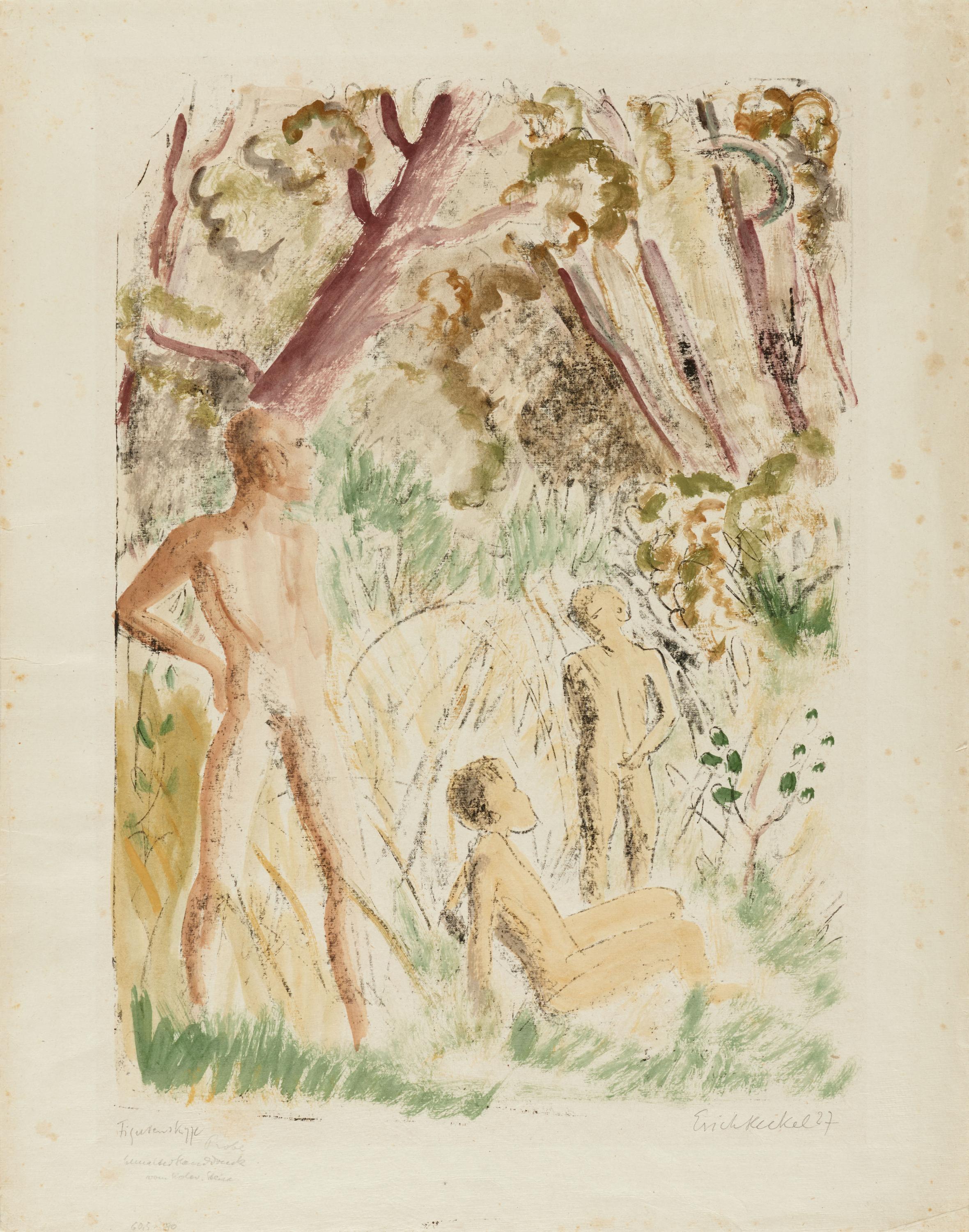 Erich Heckel - Figurenskizze, 81535-12, Van Ham Kunstauktionen