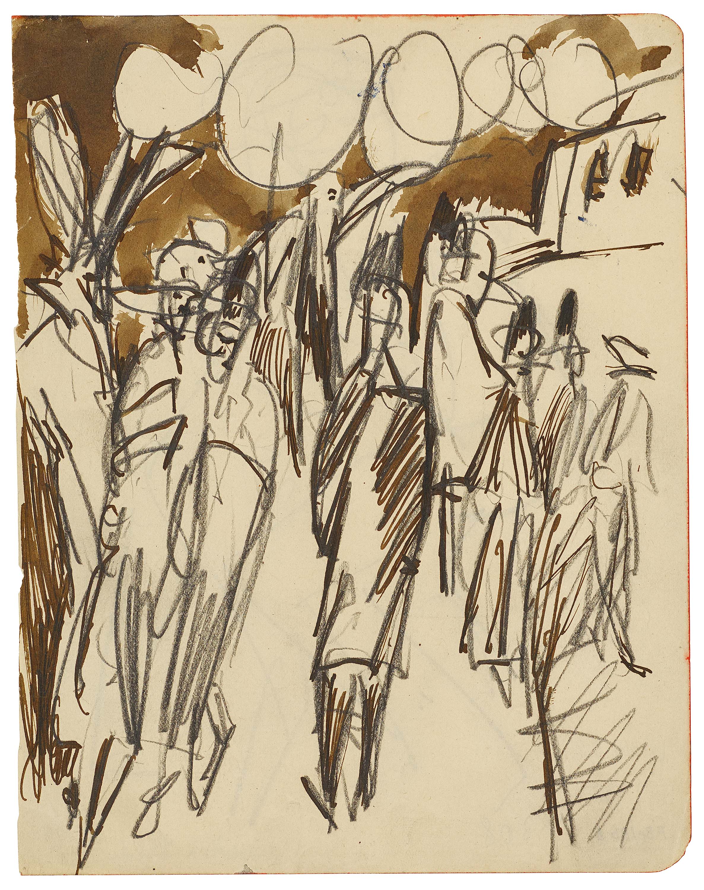 Ernst Ludwig Kirchner - Strassenszene am Abend, 68002-26, Van Ham Kunstauktionen