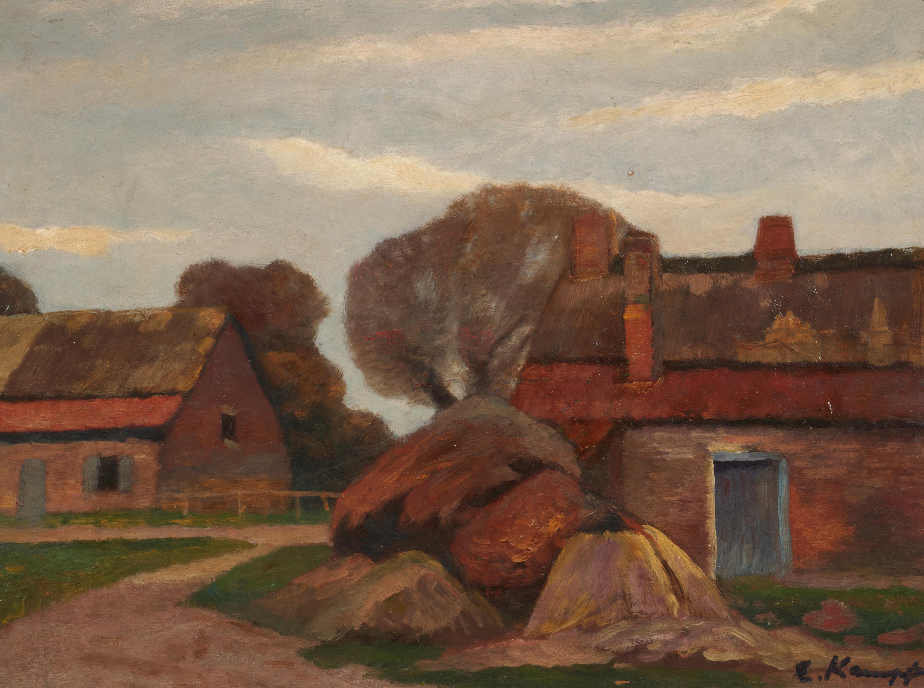 Eugen Kampf - Dorf in Flandern, 81370-2, Van Ham Kunstauktionen