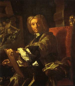 Portrait Künstler Solimena Francesco (1657 Canale di Serino  - 1747…