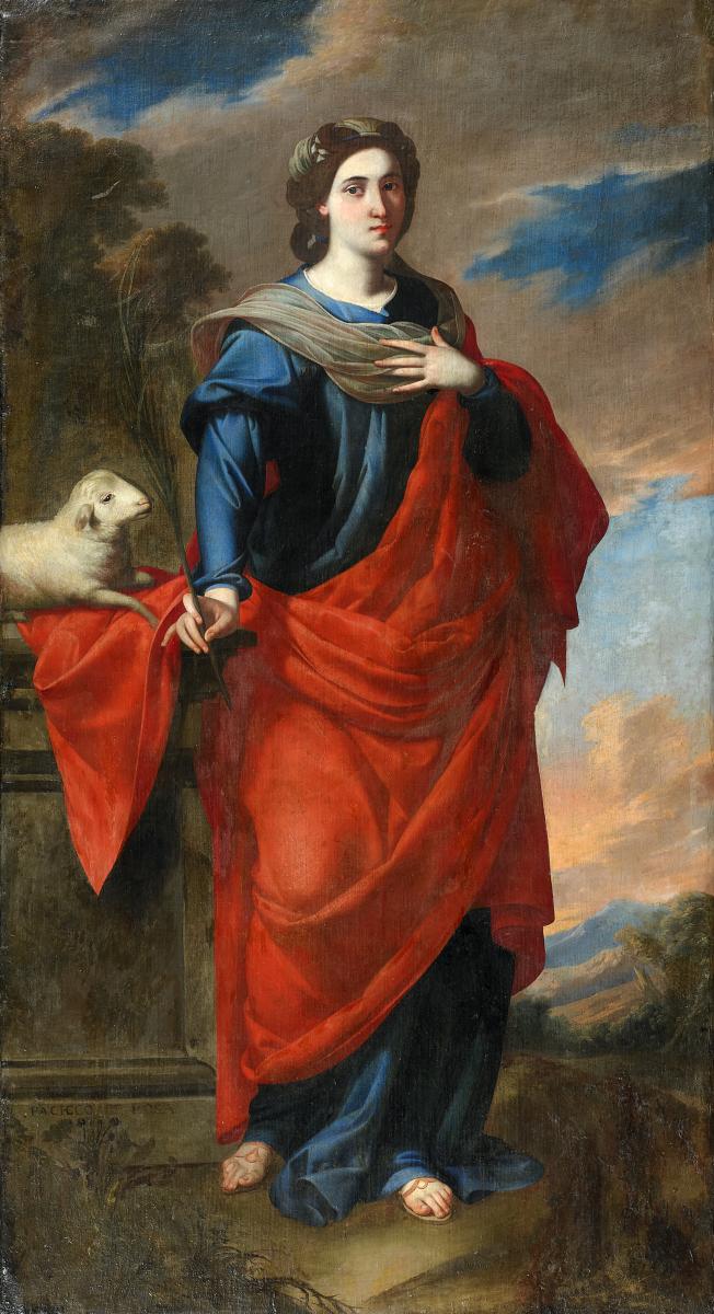 Francisco Pacheco - Heilige Agnes, 55255-15, Van Ham Kunstauktionen