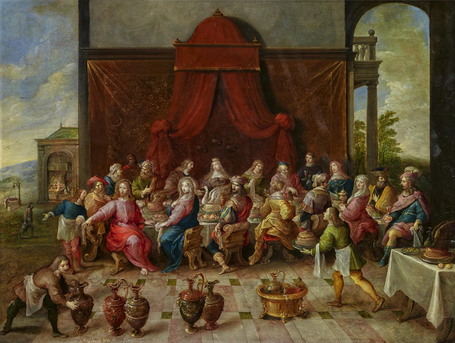Frans II Francken - Hochzeit zu Kanaa, 300013-6, Van Ham Kunstauktionen