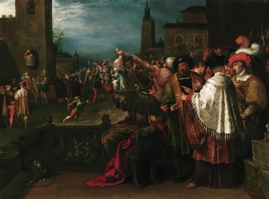 Frans II Francken - Virgil im Korb, 30140-11, Van Ham Kunstauktionen