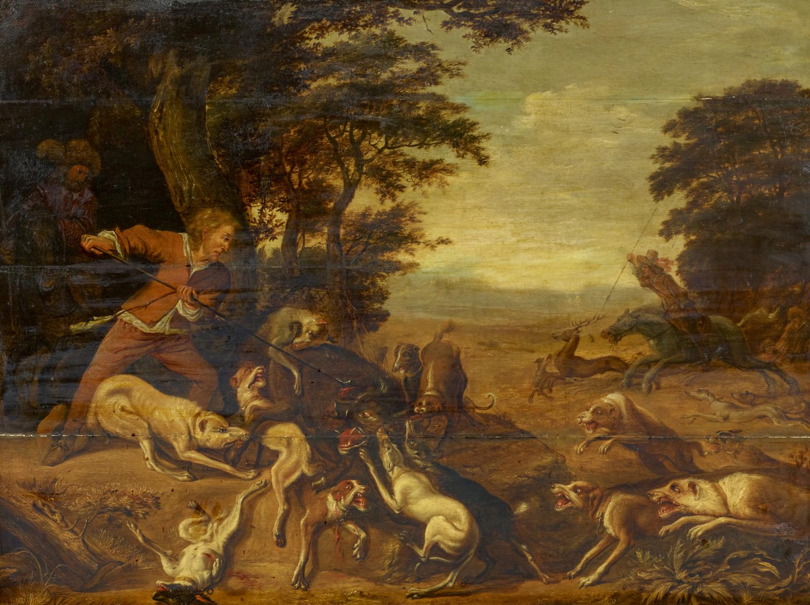 Frans Snyders - Wildschweinjagd, 57180-2, Van Ham Kunstauktionen