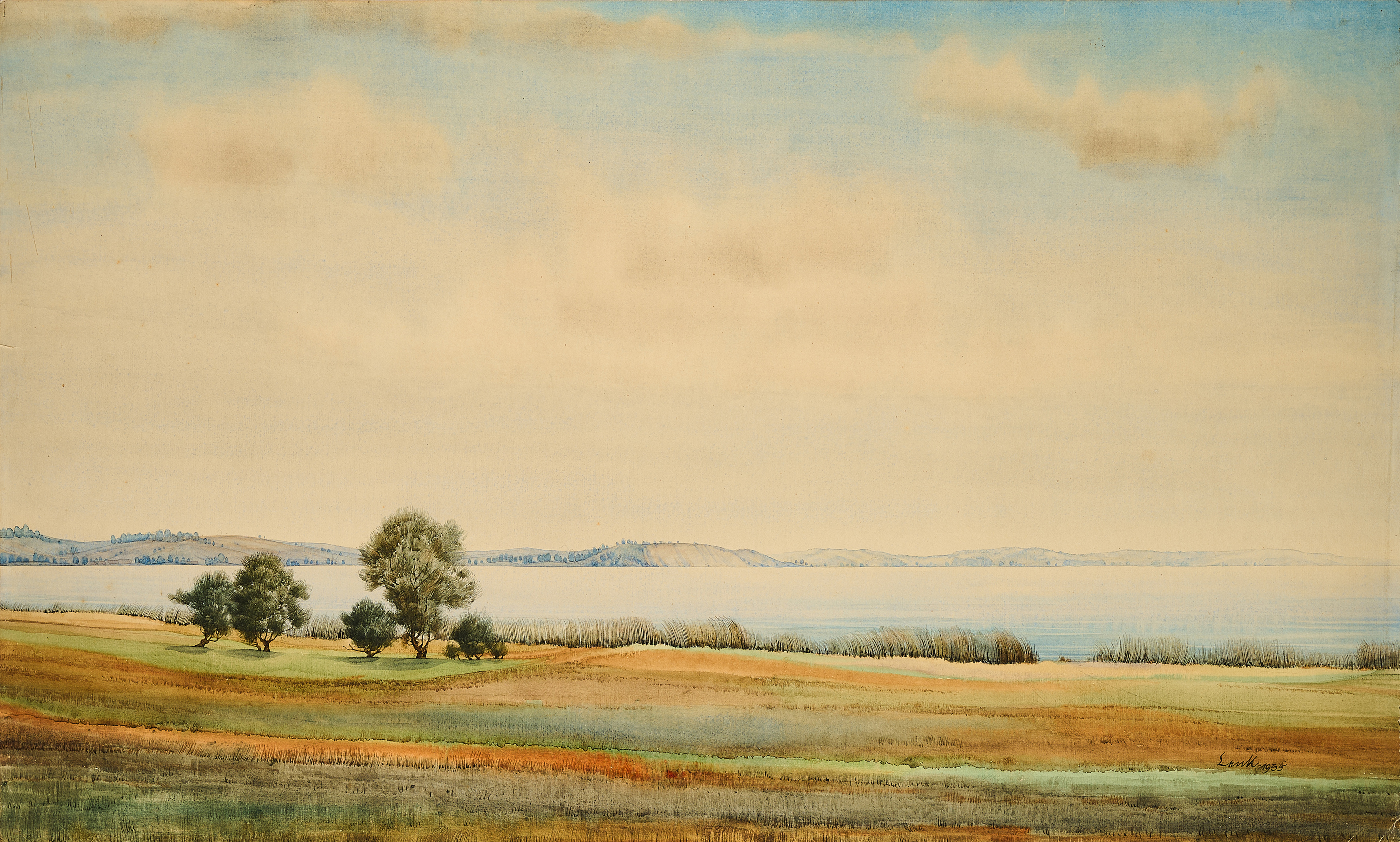 Franz Lenk - Ohne Titel Achterwasser auf Usedom, 79414-1, Van Ham Kunstauktionen