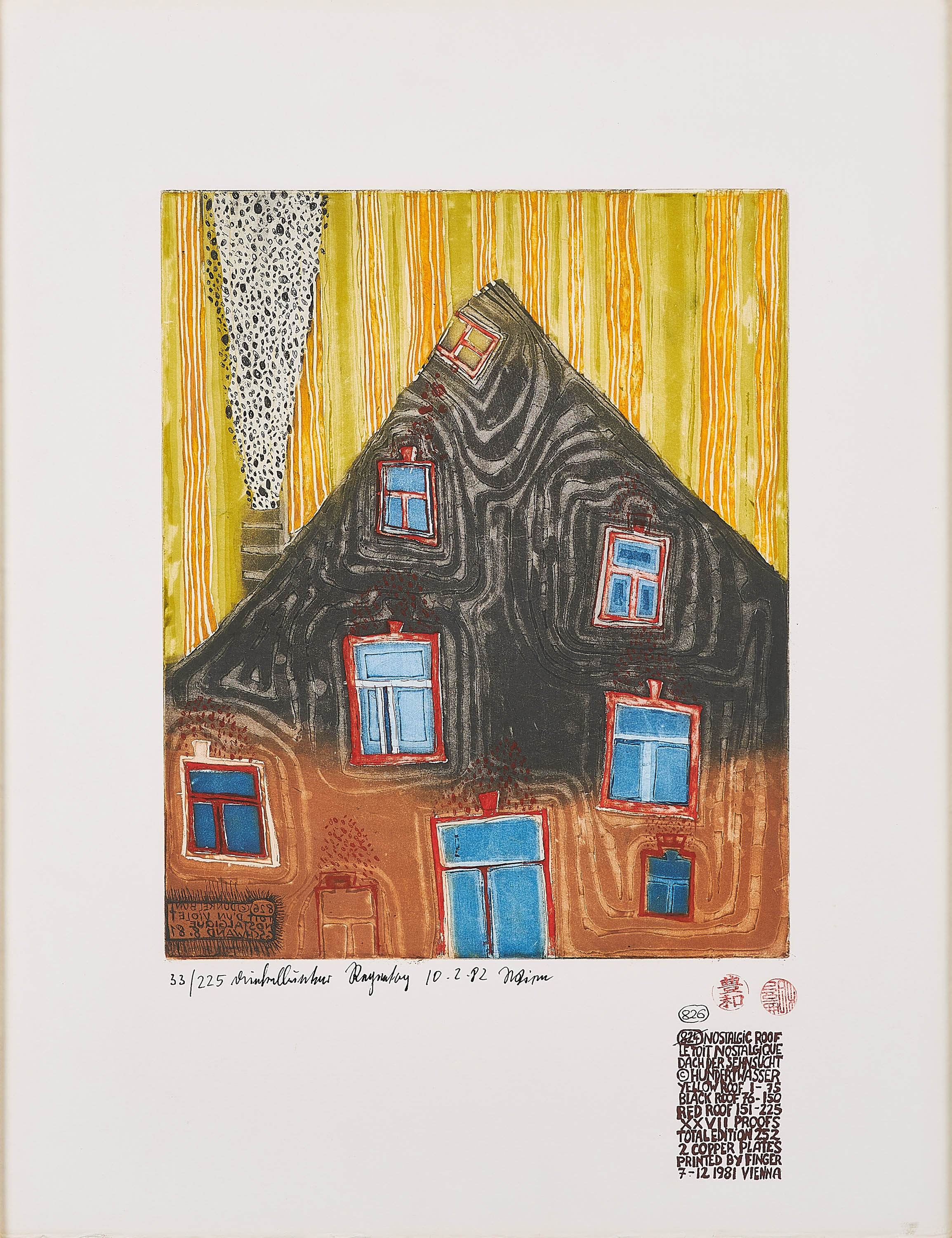 Friedensreich Hundertwasser - Dach der Sehnsucht, 75996-1, Van Ham Kunstauktionen