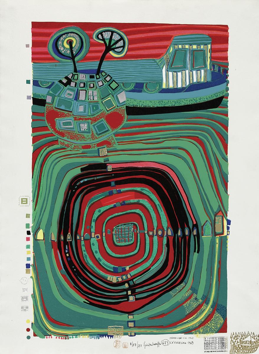 Friedensreich Hundertwasser - Auktion 300 Los 106, 46223-10, Van Ham Kunstauktionen