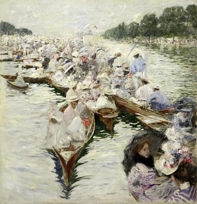 Friedrich Stahl - Regatta in Henley, 46310-1, Van Ham Kunstauktionen