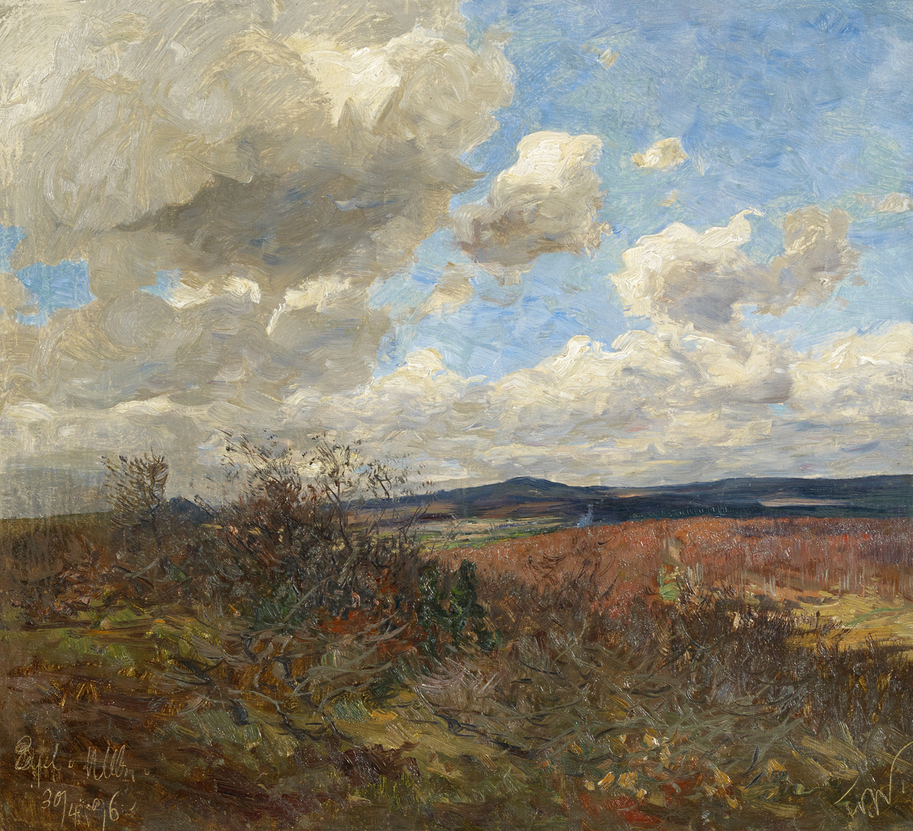 Fritz von Wille - Eifellandschaft mit Wolkenhimmel, 62733-17, Van Ham Kunstauktionen