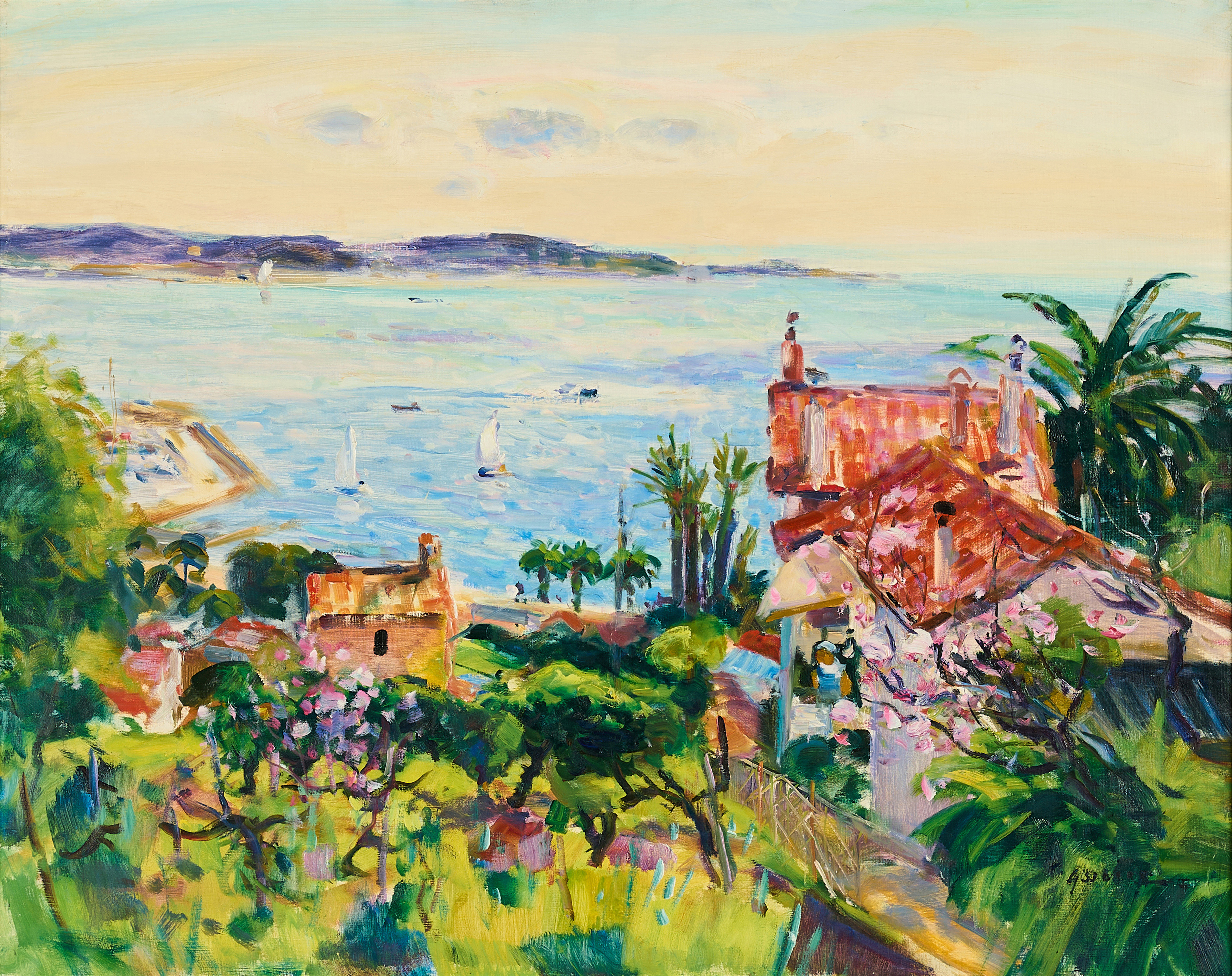 Gaston Sebire - Contre jour pres de Cannes, 80374-540, Van Ham Kunstauktionen