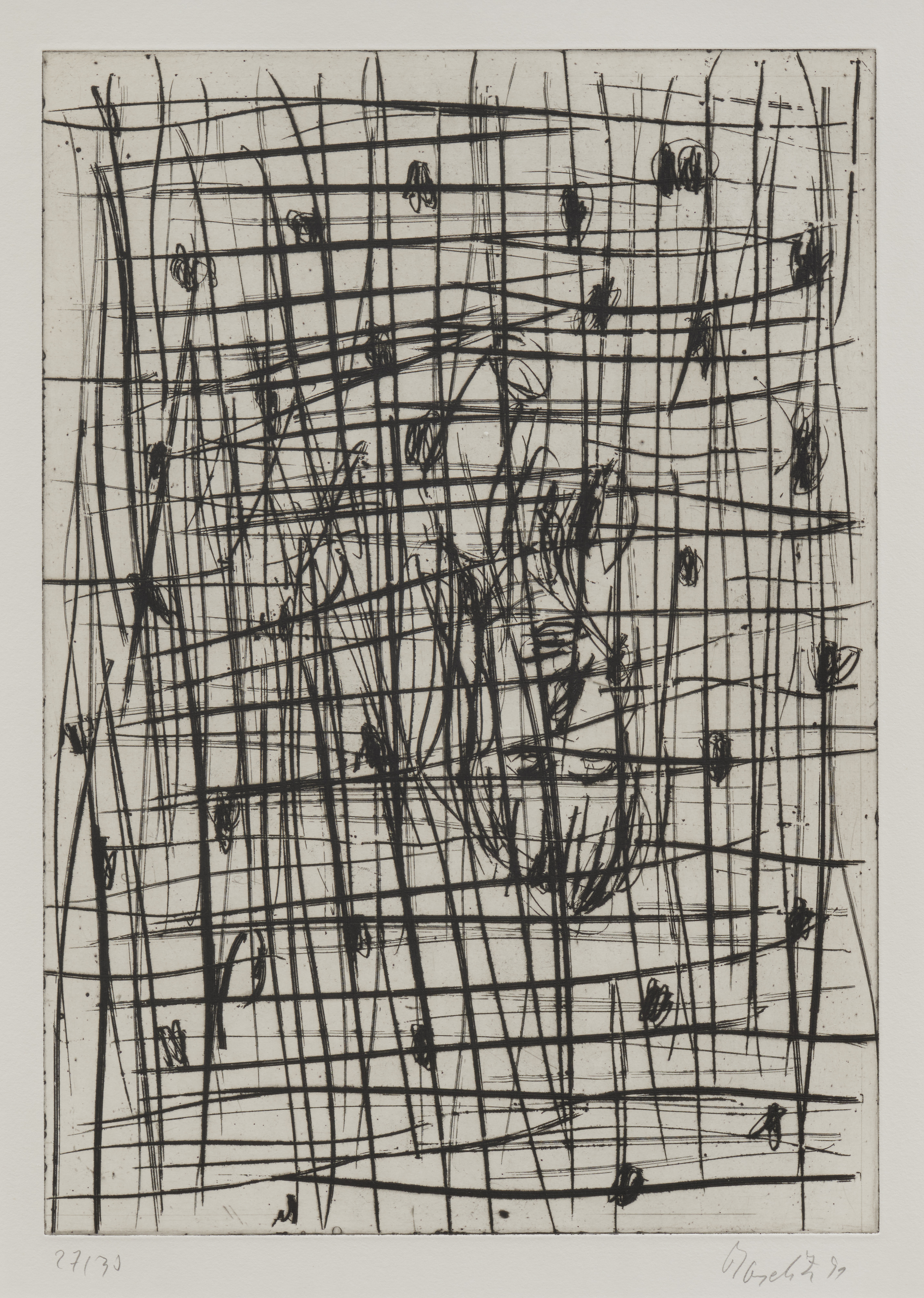 Georg Baselitz - Ohne Titel, 81030-3, Van Ham Kunstauktionen