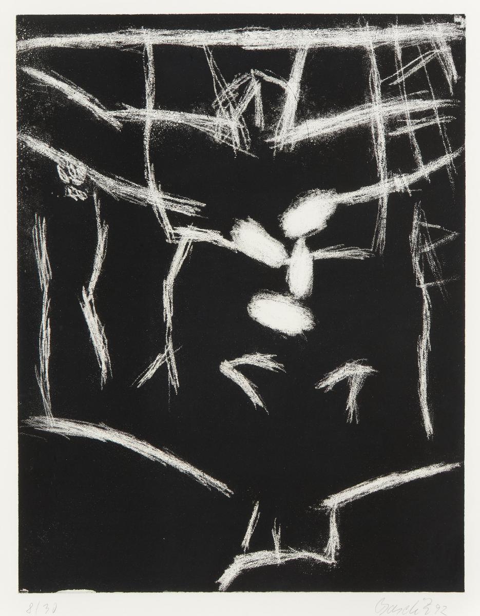 Georg Baselitz - Ohne Titel 1 Blatt aus einer Mappe mit 10 Arbeiten, 56801-108, Van Ham Kunstauktionen