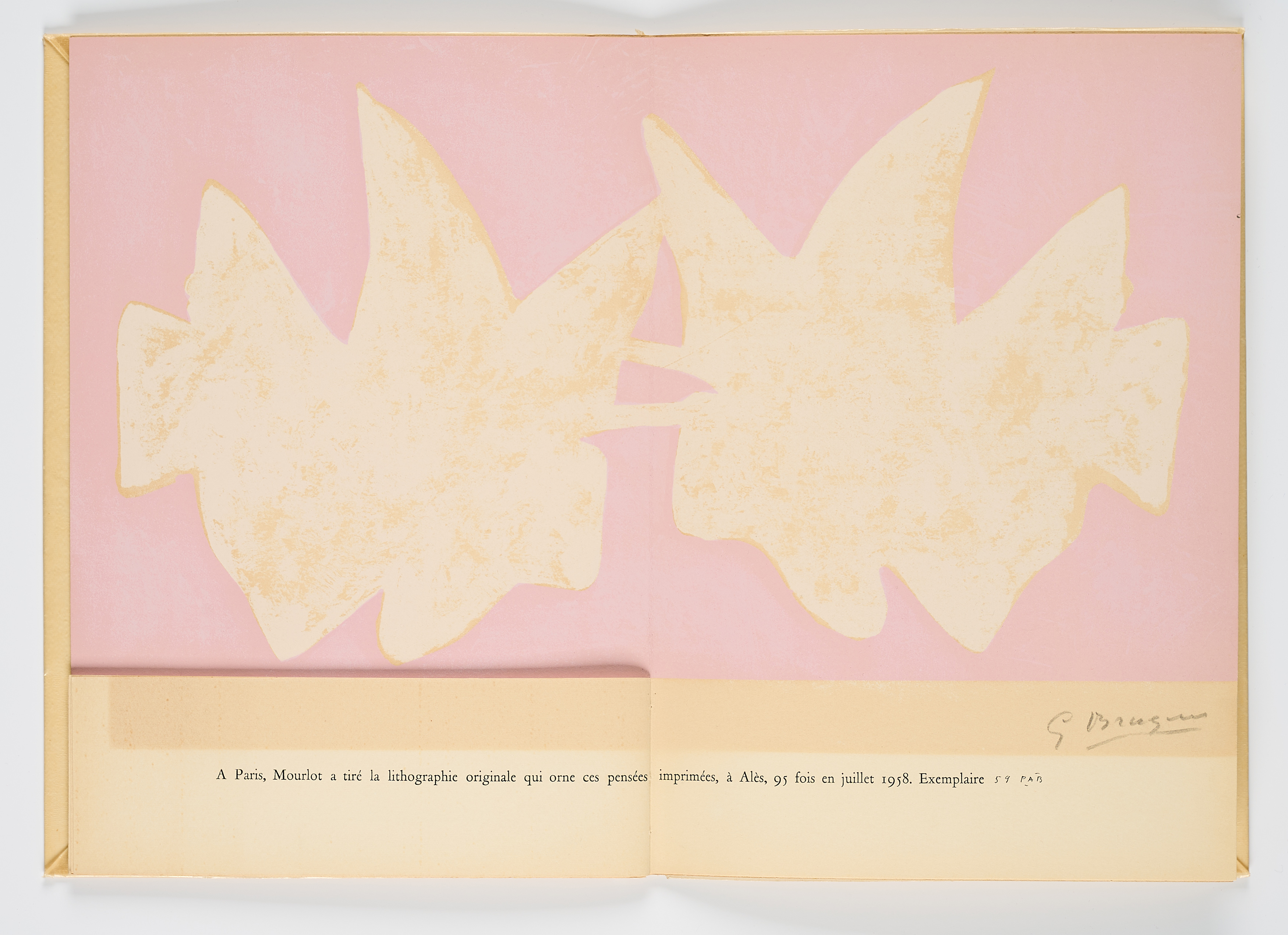 Georges Braque - Pour le plaisir et lamitie XX Pensees de Georges Braque, 80768-10, Van Ham Kunstauktionen