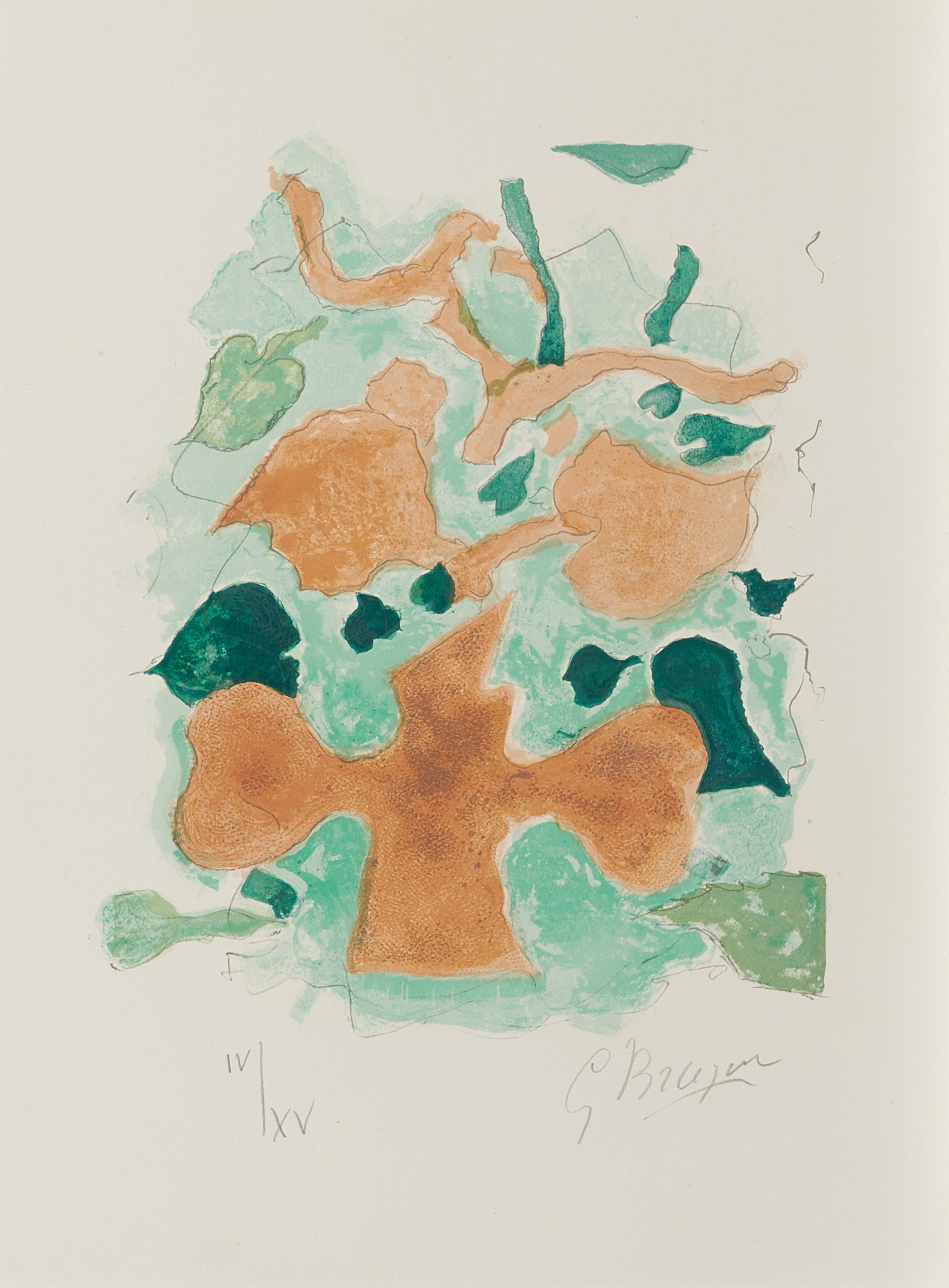 Georges Braque - La Foret Aus Lettera Amorosa, 70001-64, Van Ham Kunstauktionen