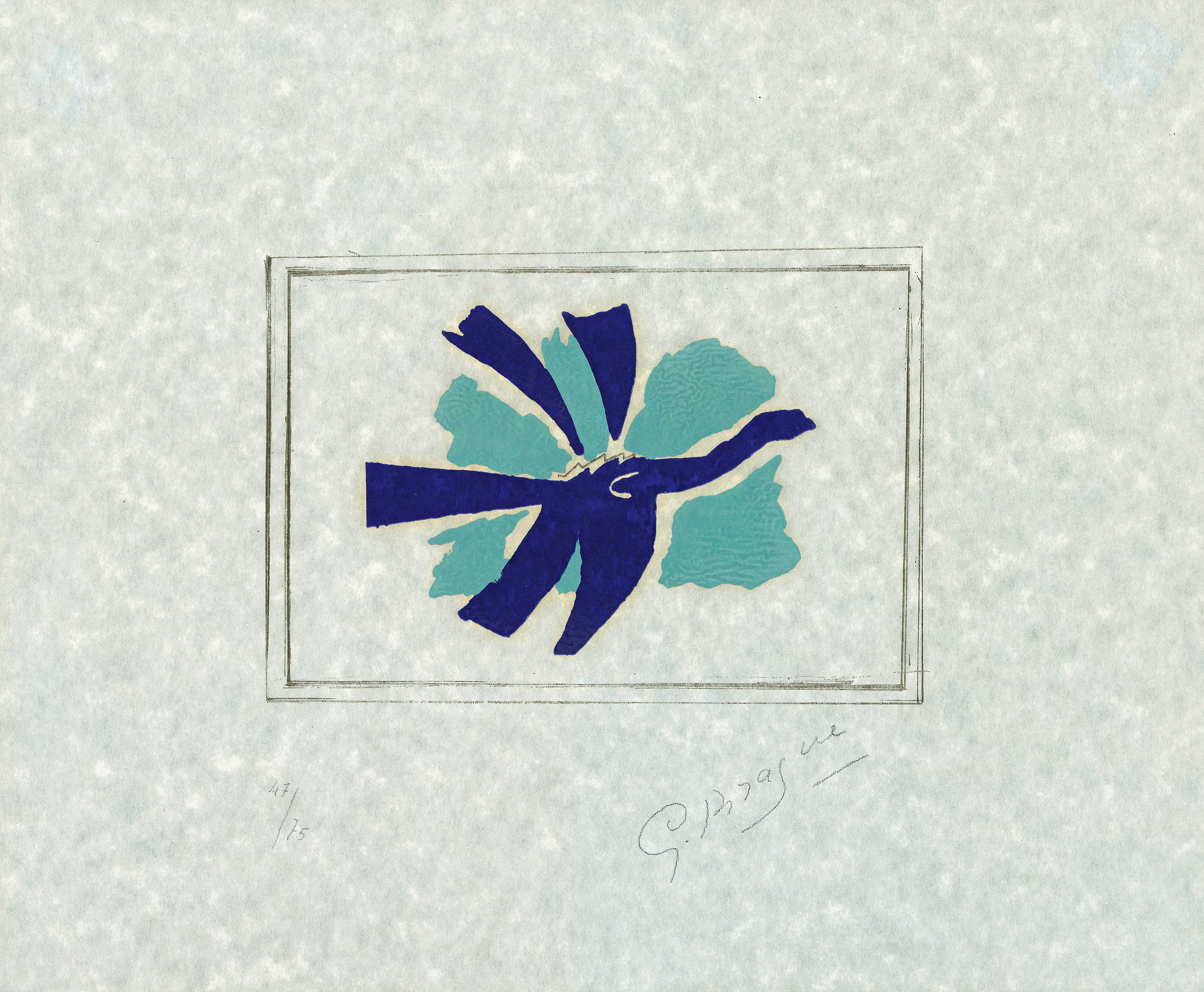 Georges Braque - Le ciel bleu, 68449-4, Van Ham Kunstauktionen