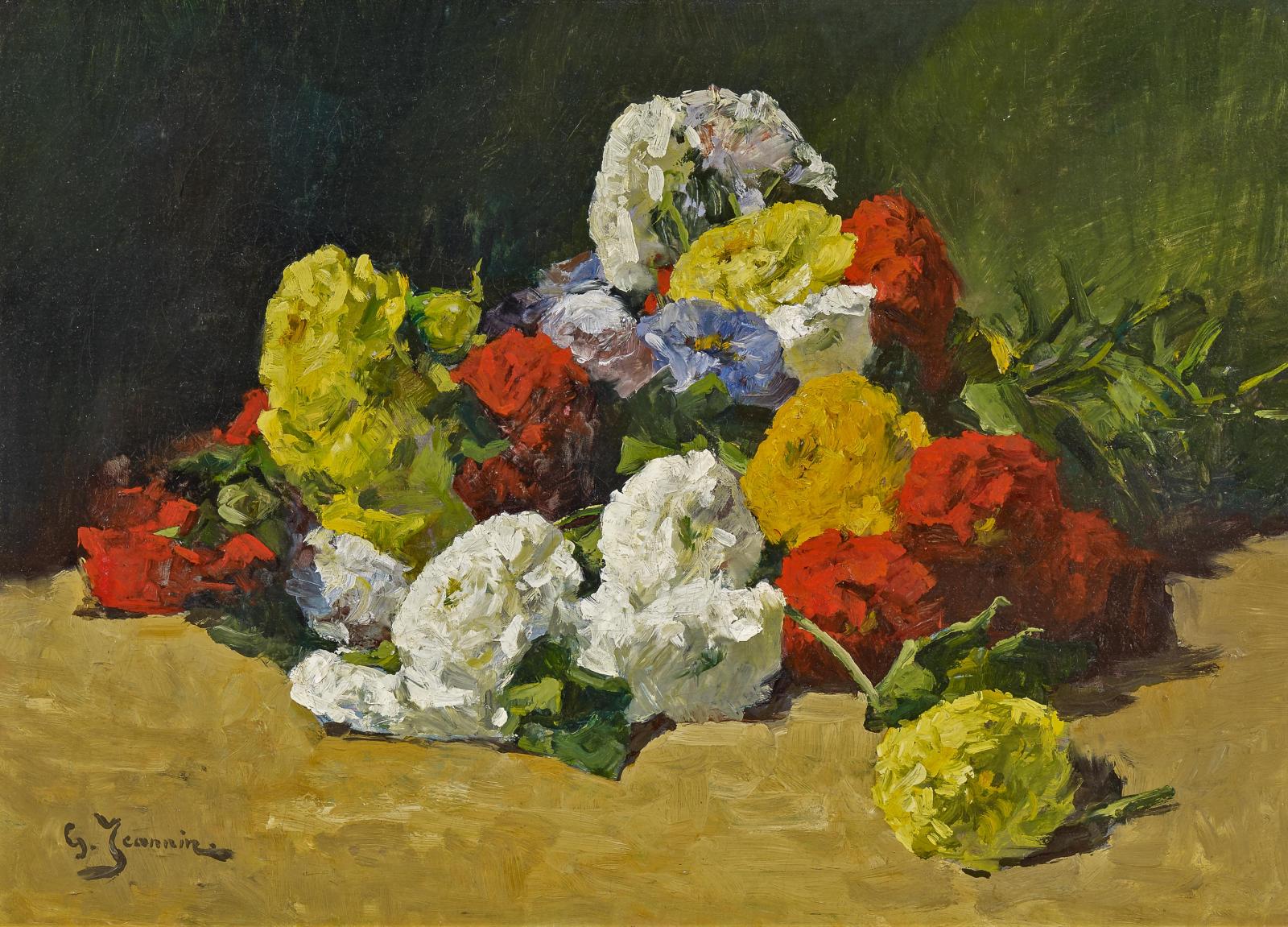 Georges Jeannin - Blumengebinde mit Chrysanthemen, 59657-2, Van Ham Kunstauktionen