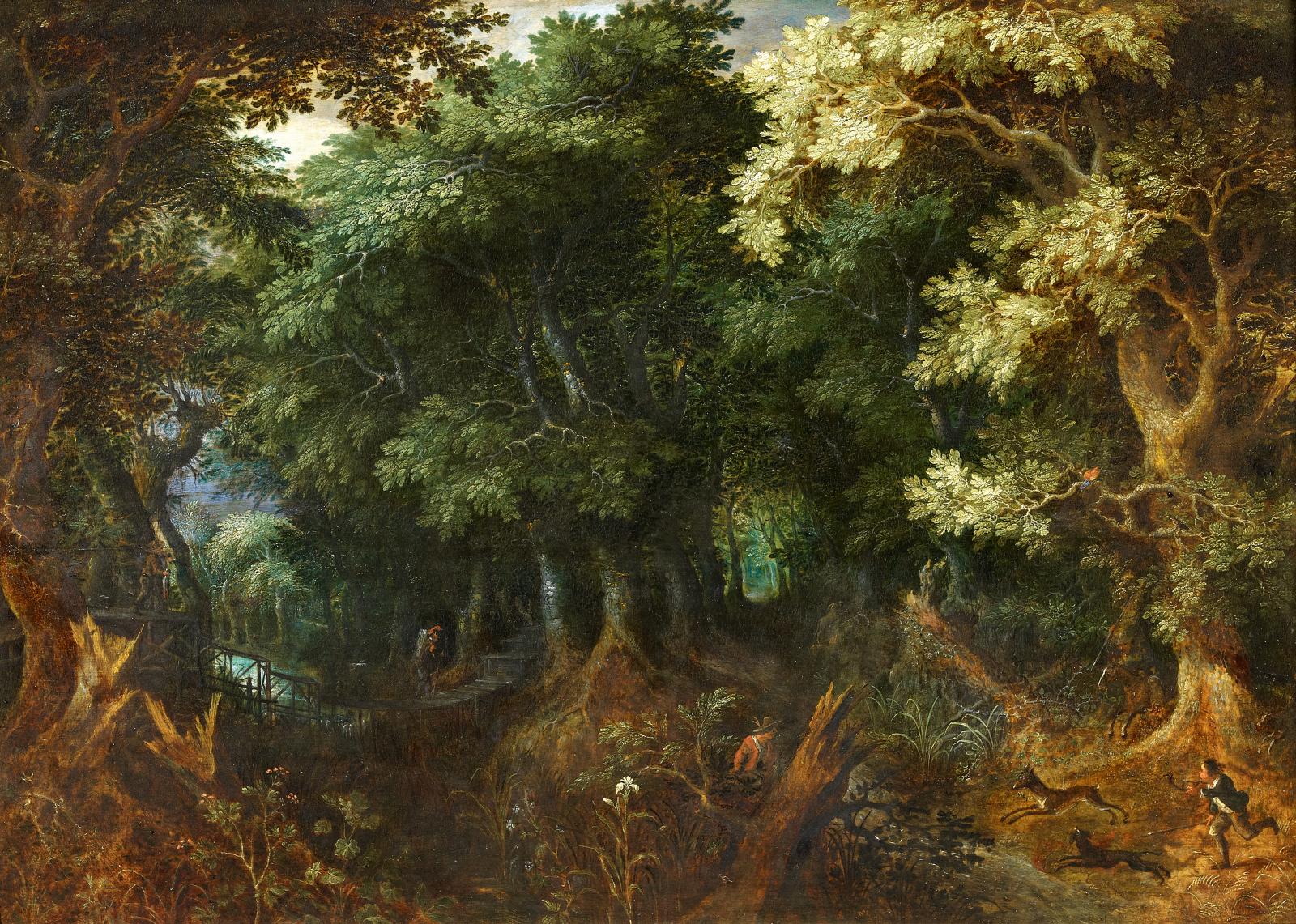 Gillis von III Coninxloo - Treibjagd im Wald, 54982-1, Van Ham Kunstauktionen