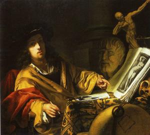 Portrait Künstler Kneller Gottfried (1646 Lübeck  - 1723 London),17.&18. Jh.…