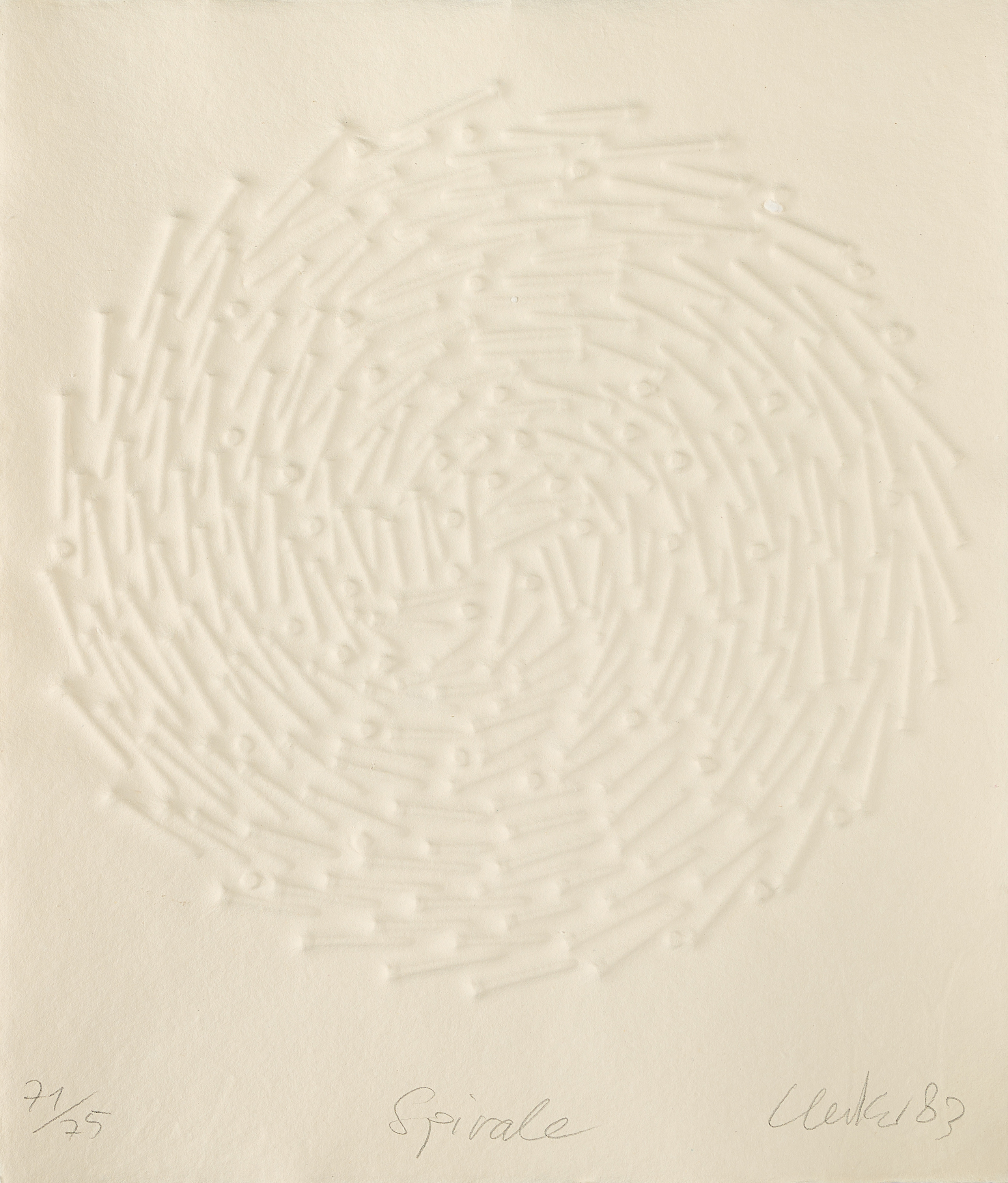 Guenther Uecker - Spirale, 79353-6, Van Ham Kunstauktionen