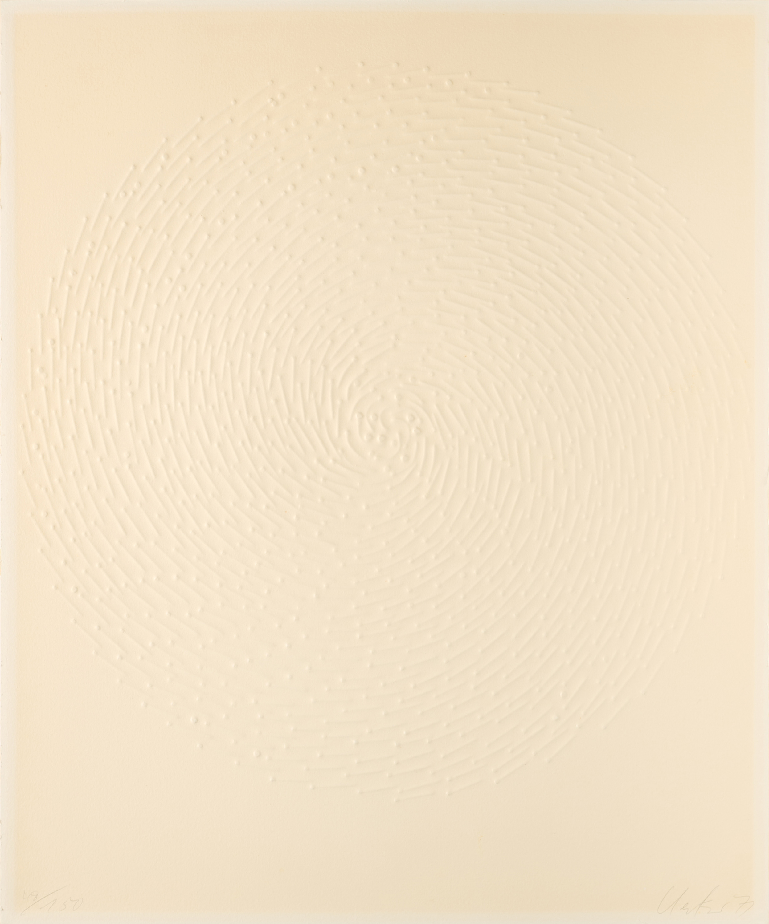 Guenther Uecker - Spirale, 81386-1, Van Ham Kunstauktionen