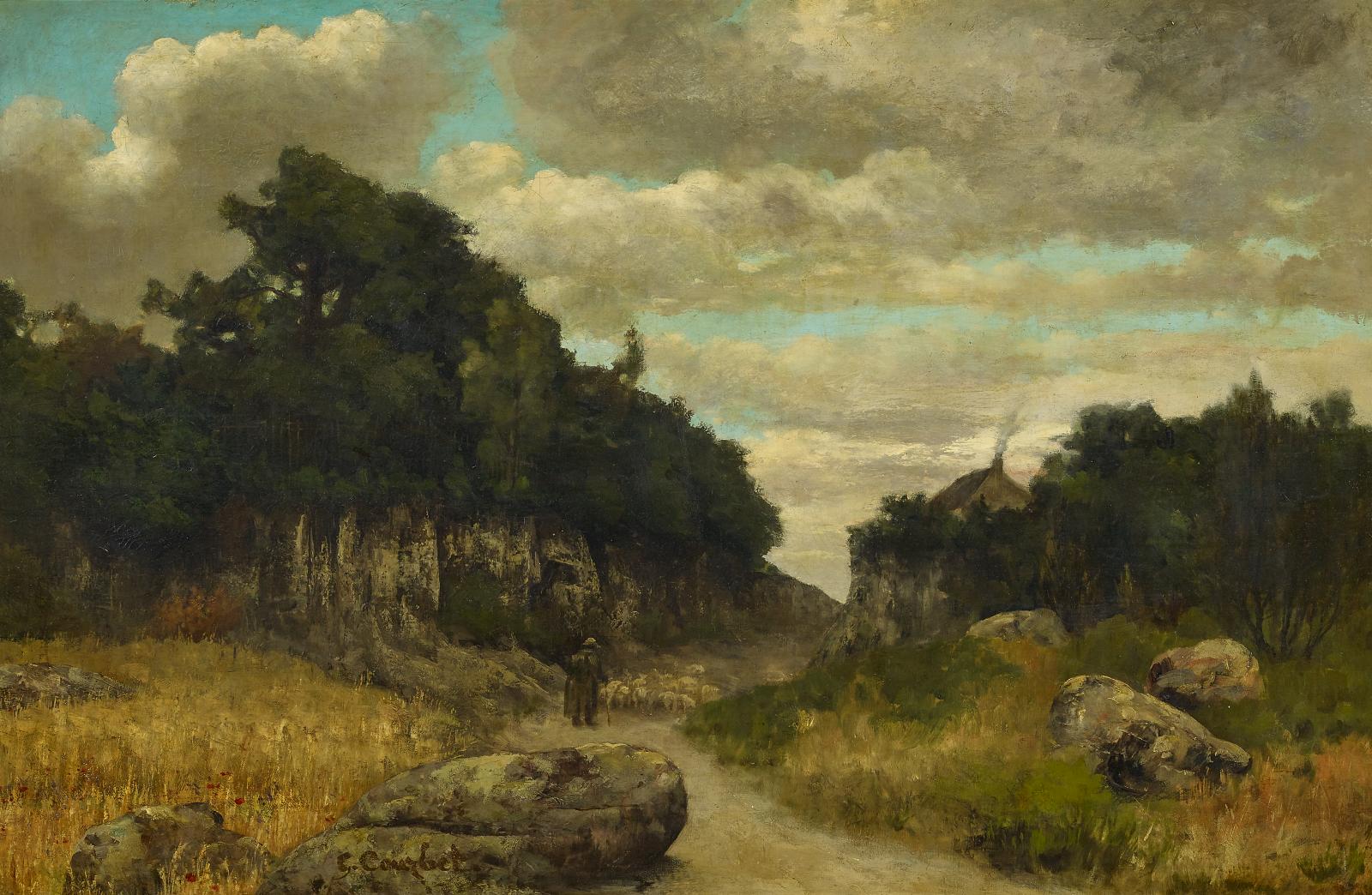 Gustave Courbet - Landschaft im franzoesischen Jura, 58439-14, Van Ham Kunstauktionen