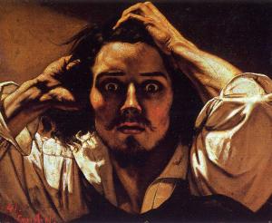 Portrait Künstler Courbet Gustave (1819 Ornans  - 1877 La Tour de Peilz),19.Jh.…