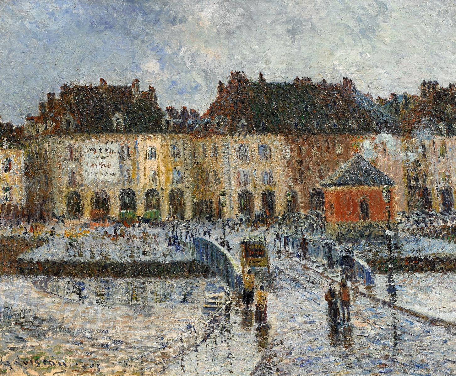 Gustave Loiseau - Le Port de la Poissonerie Dieppe, 55471-1, Van Ham Kunstauktionen