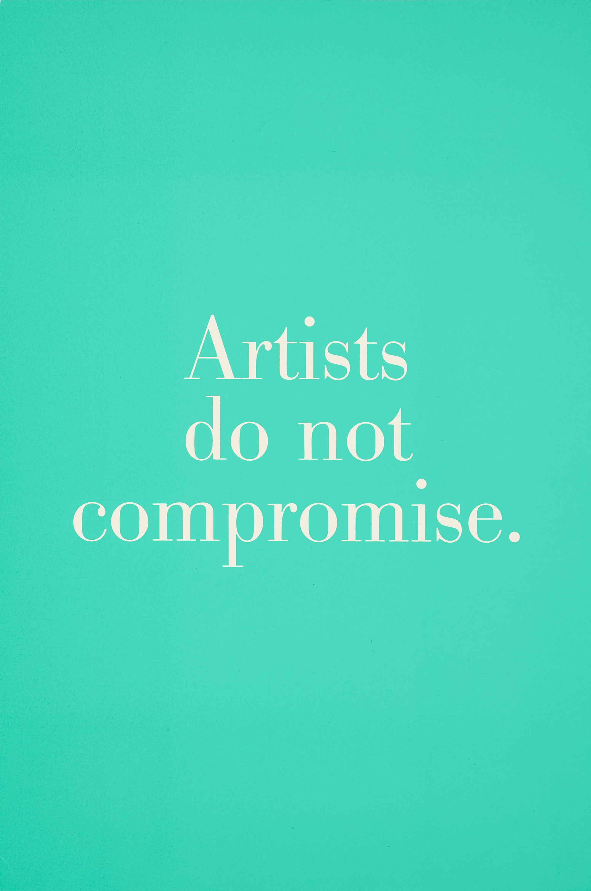 Haim Steinbach - Artists do not compromise, 79685-15, Van Ham Kunstauktionen