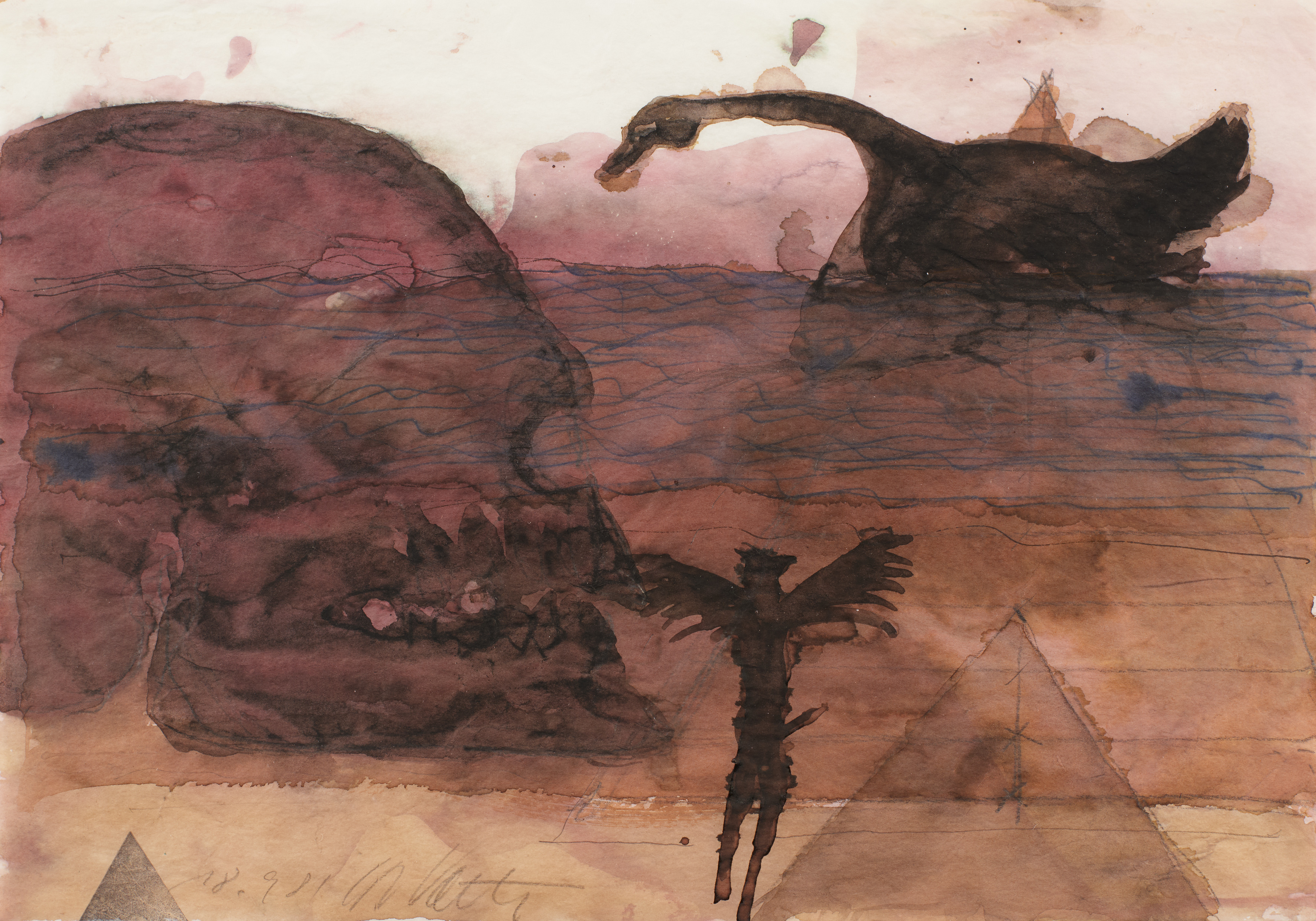 Hannsjoerg Voth - Konvolut von 6 Papierarbeiten, 80374-619, Van Ham Kunstauktionen