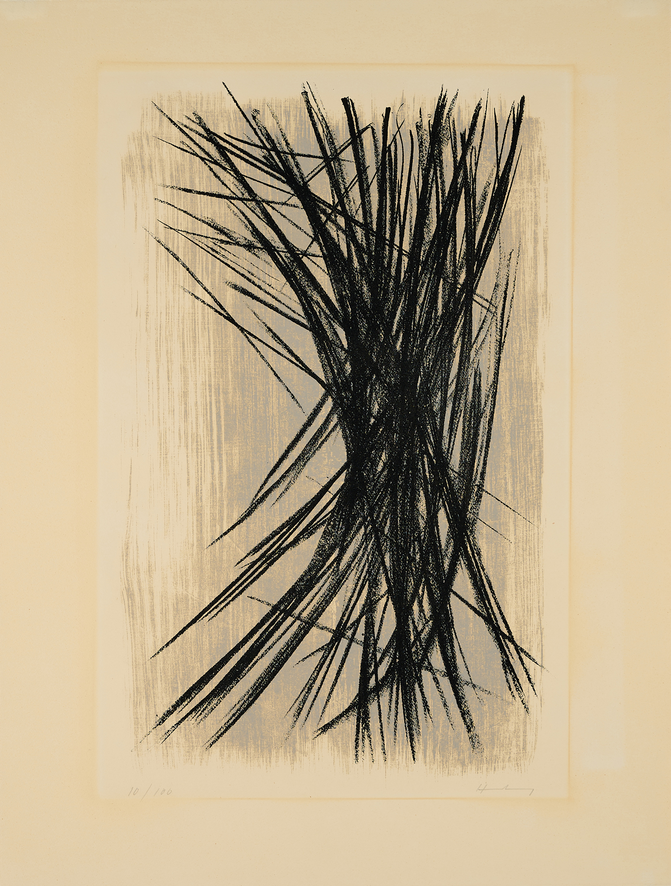 Hans Hartung - L 10, 80374-180, Van Ham Kunstauktionen