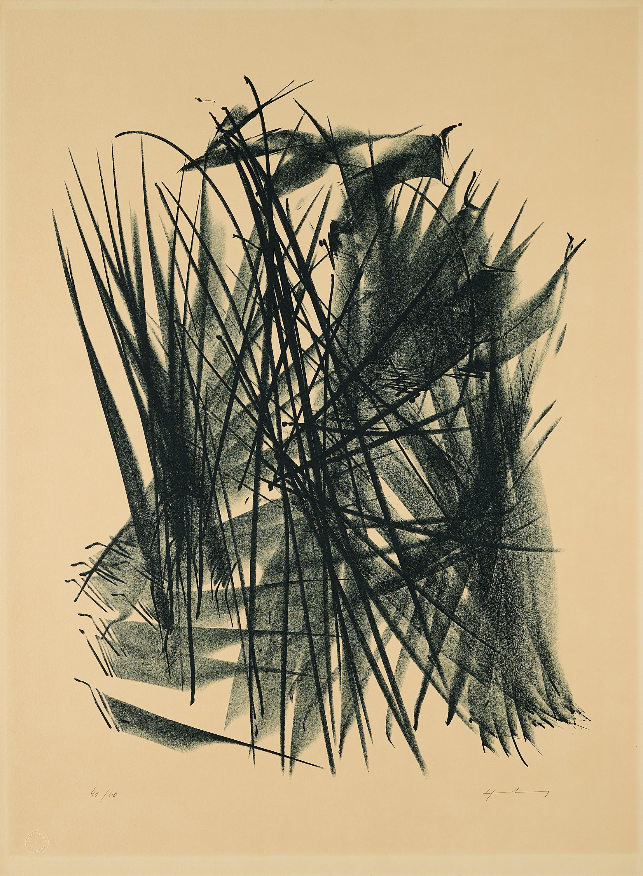Hans Hartung - L 116, 80374-181, Van Ham Kunstauktionen