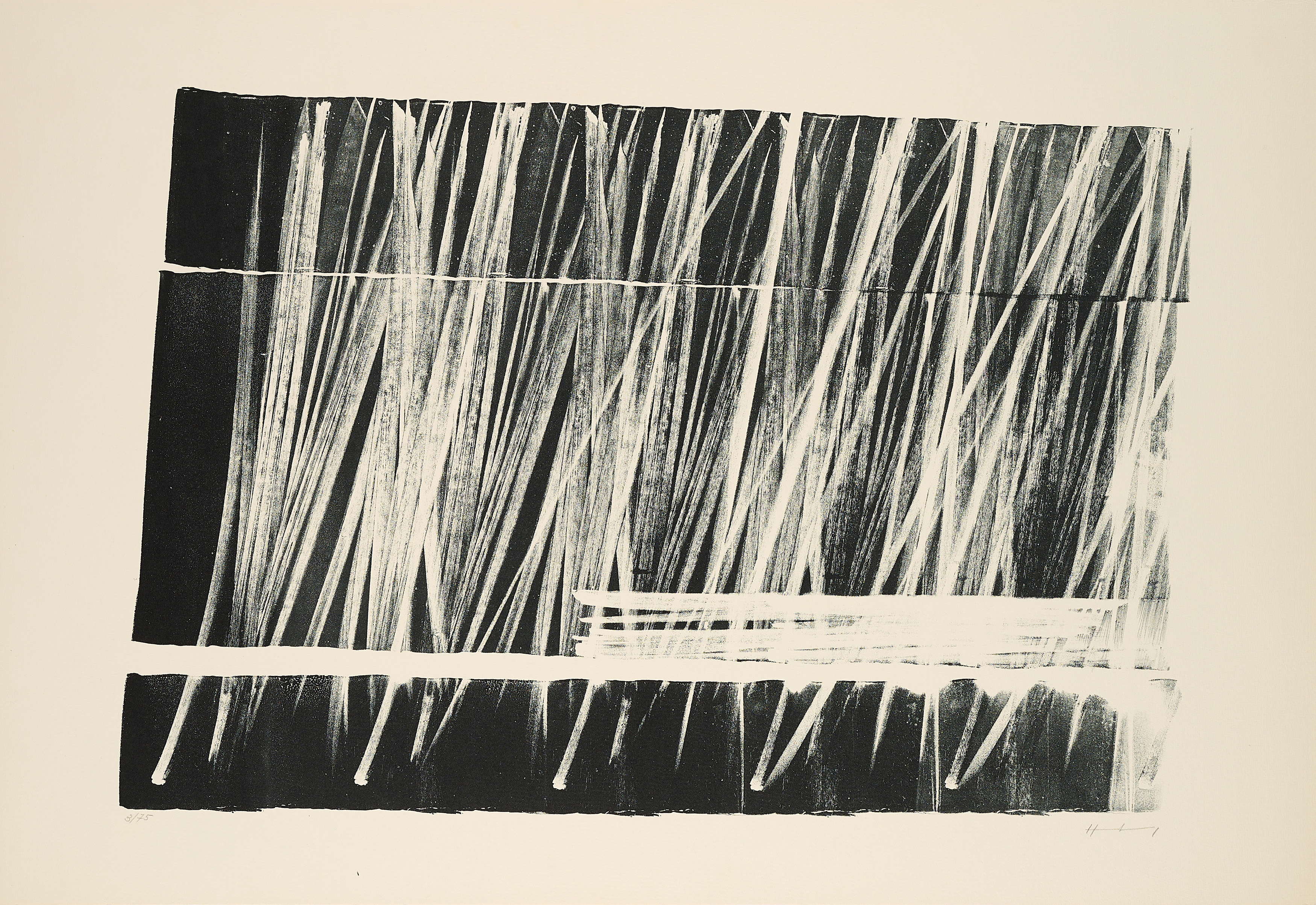Hans Hartung - L 1970-27, 81613-2, Van Ham Kunstauktionen