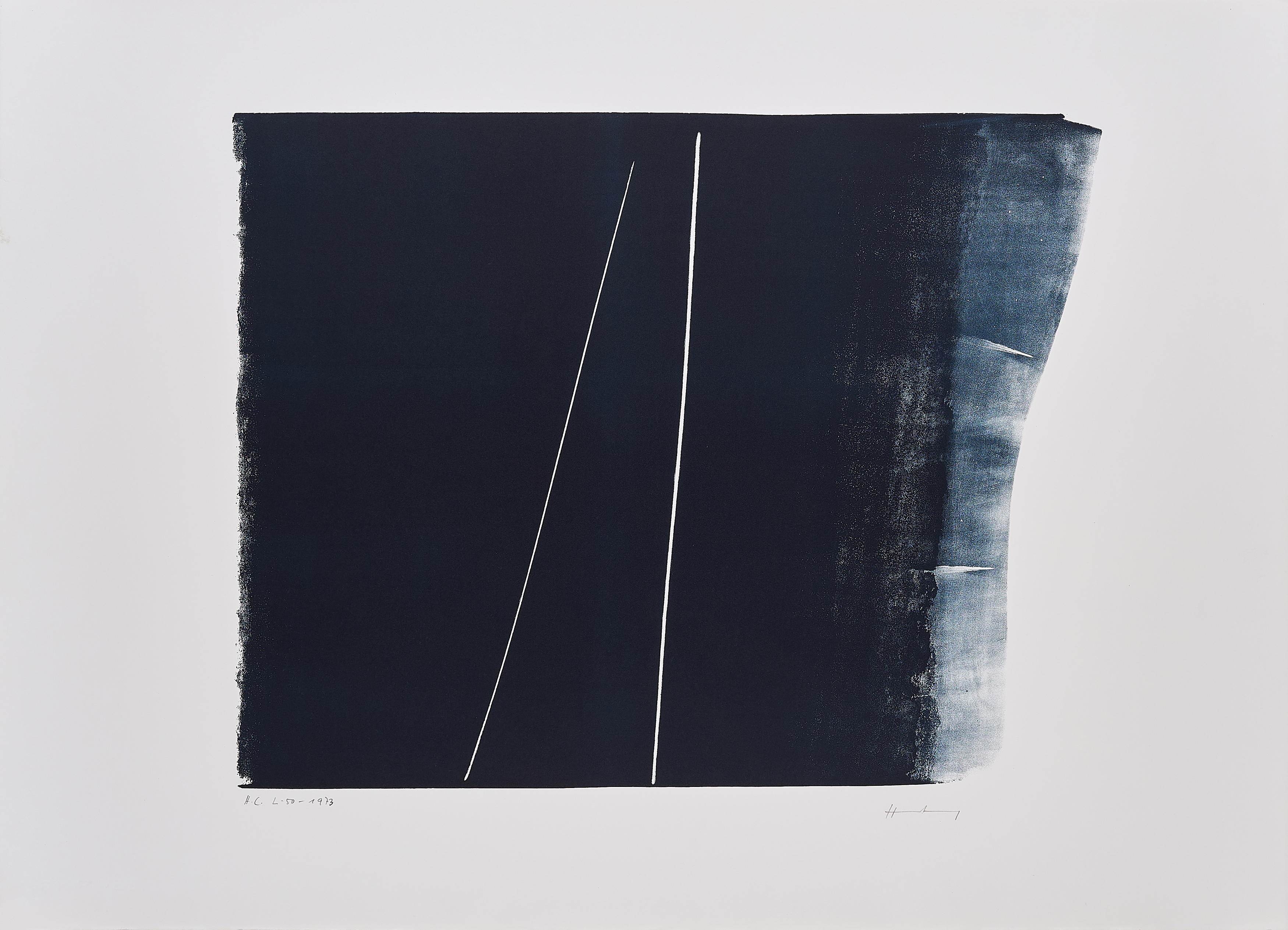 Hans Hartung - L 1973-50, 70145-5, Van Ham Kunstauktionen