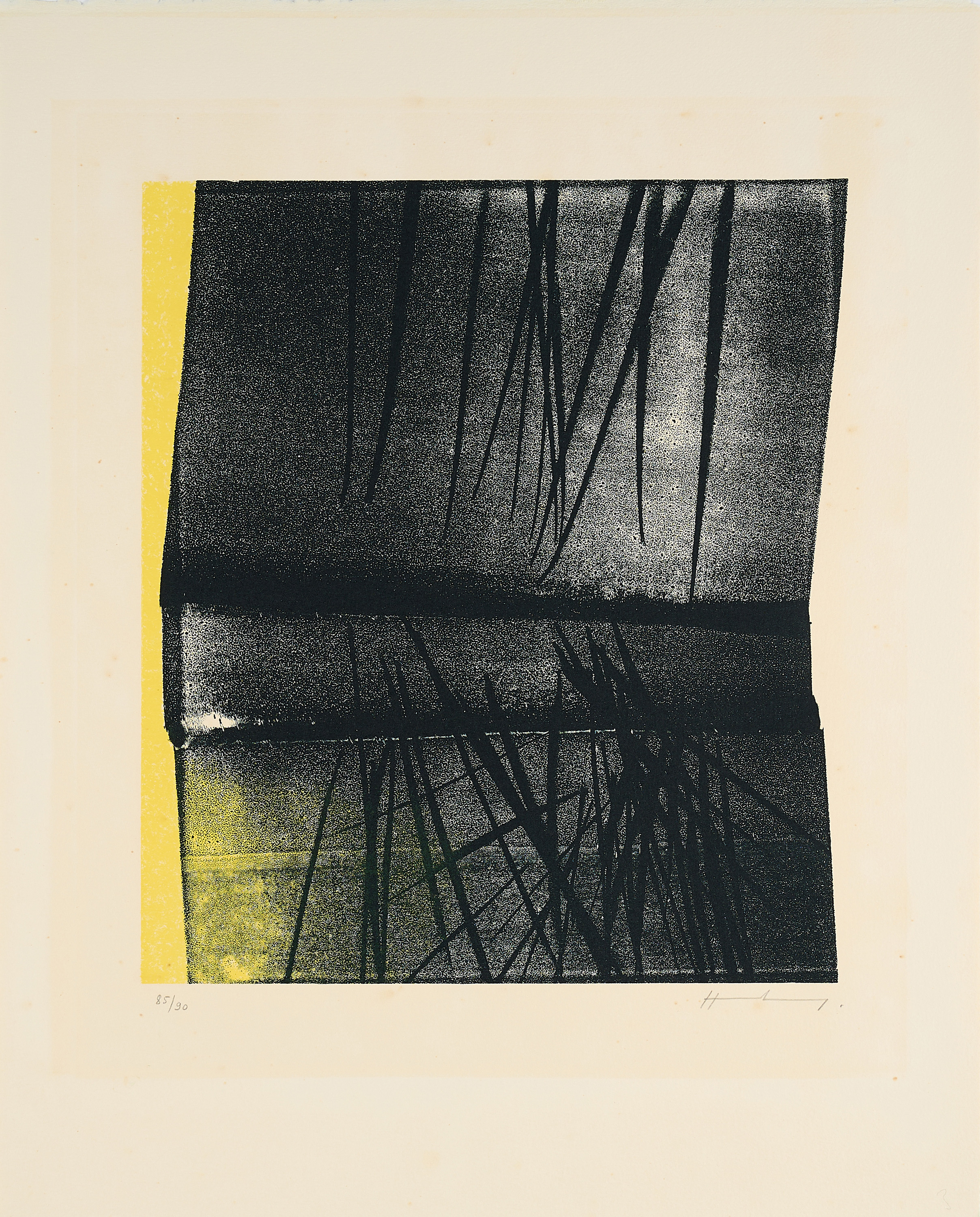 Hans Hartung - L1977-12 Aus La Foudre Pilote lUnivers, 80374-184, Van Ham Kunstauktionen