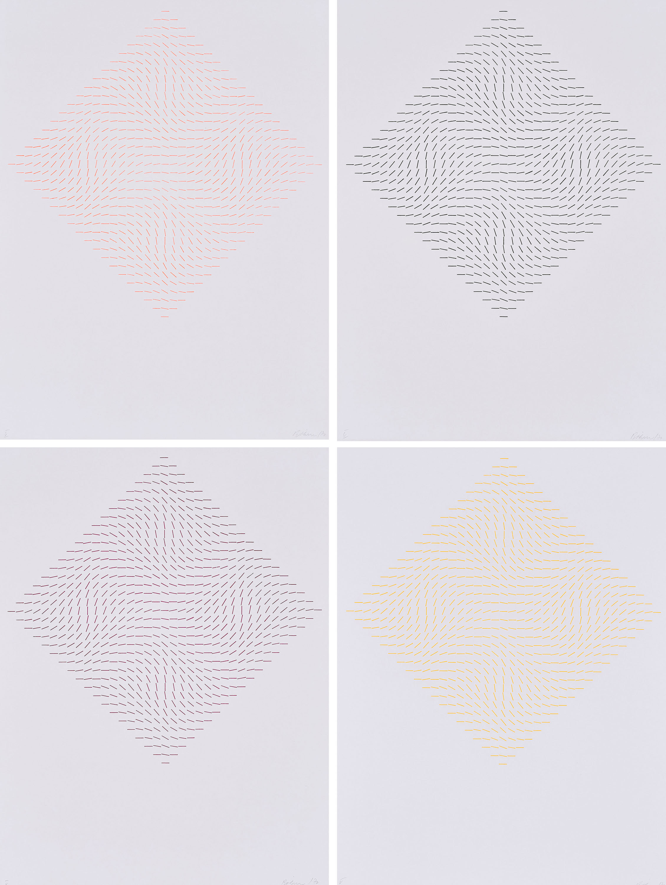 Hartmut Boehm - Konvolut von 4 Farbserigrafien, 70056-3, Van Ham Kunstauktionen