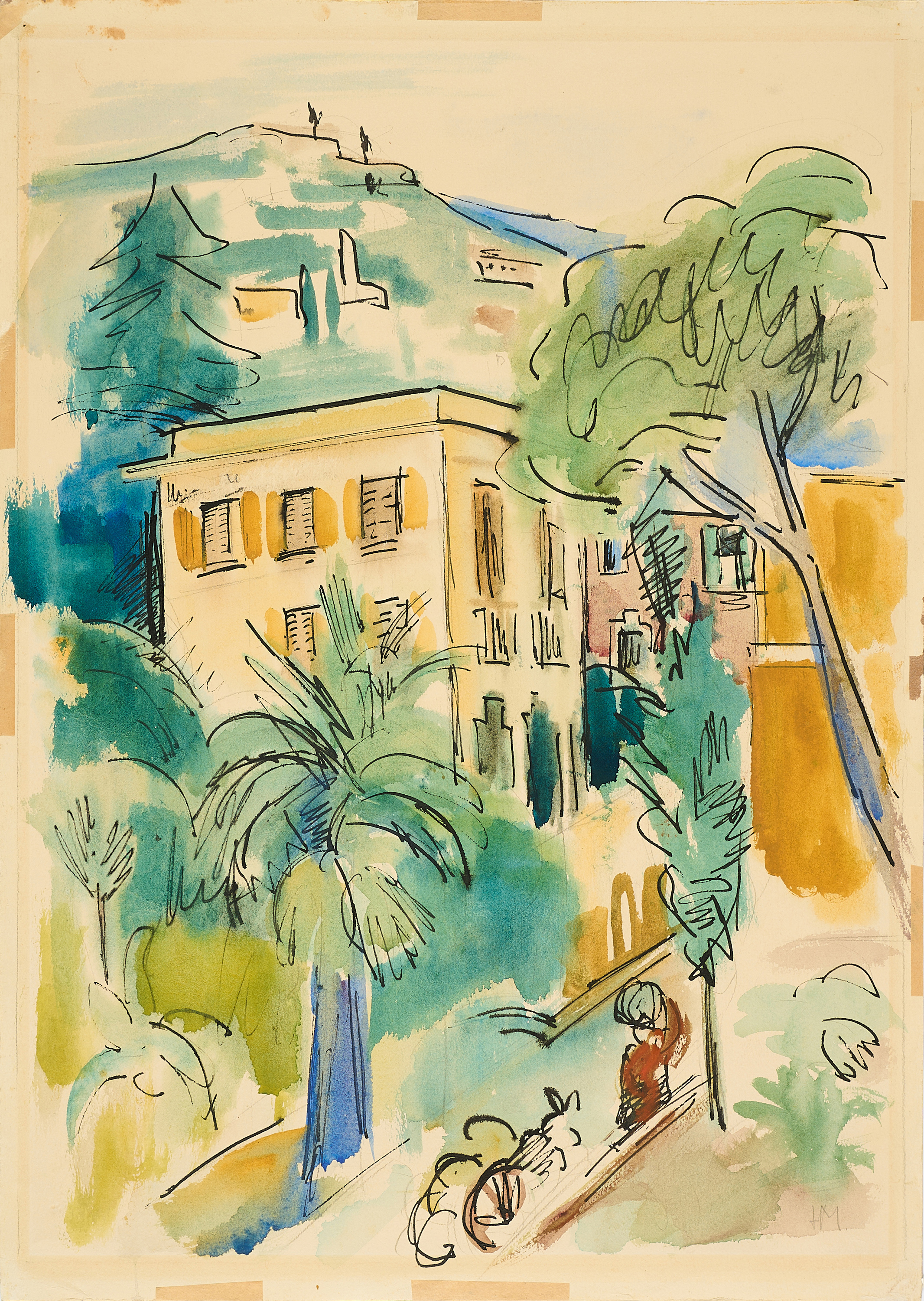 Helmuth Maerksch - Mediterrane Strasse, 80374-1021, Van Ham Kunstauktionen