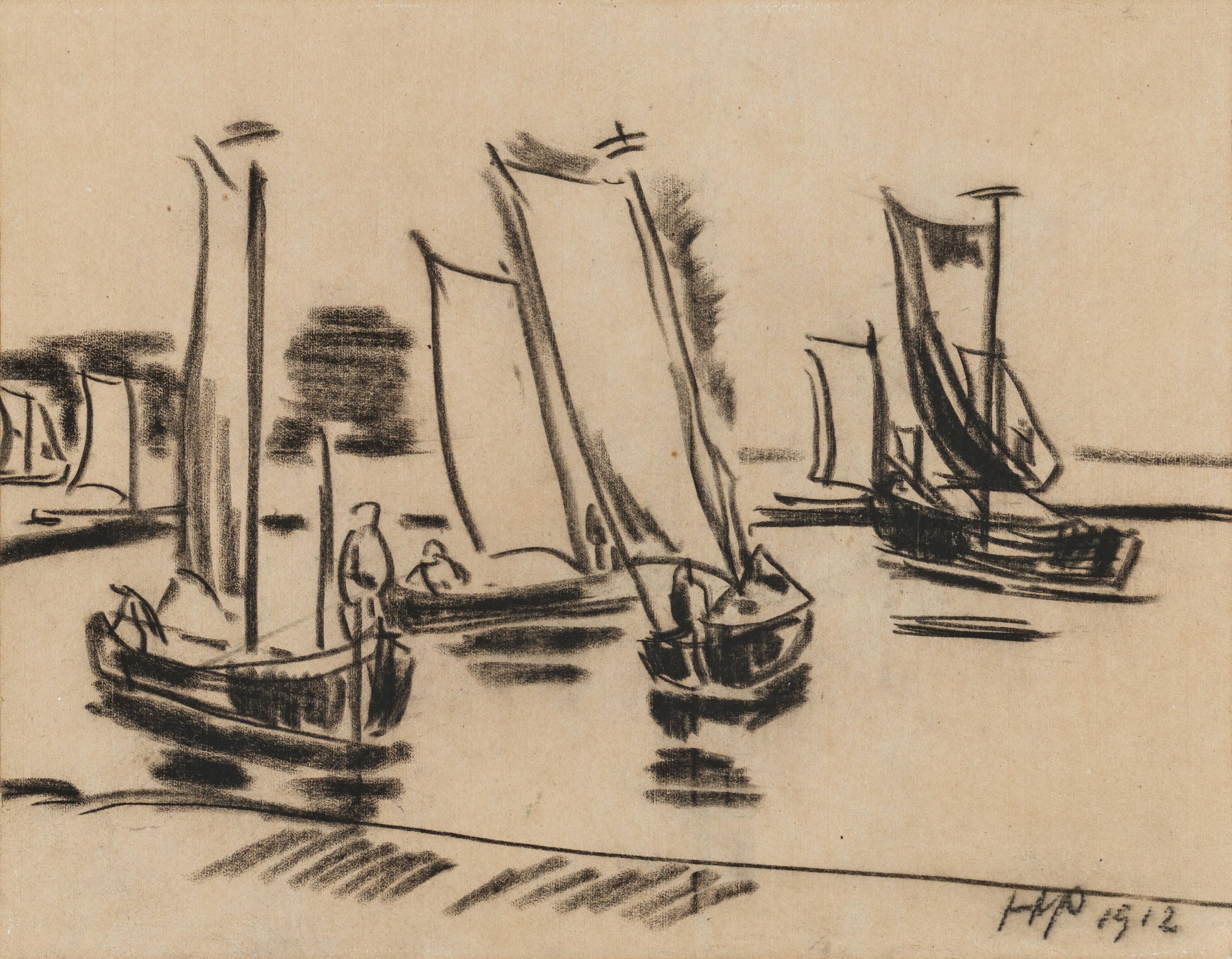 Hermann Max Pechstein - Fischerboote, 81753-2, Van Ham Kunstauktionen