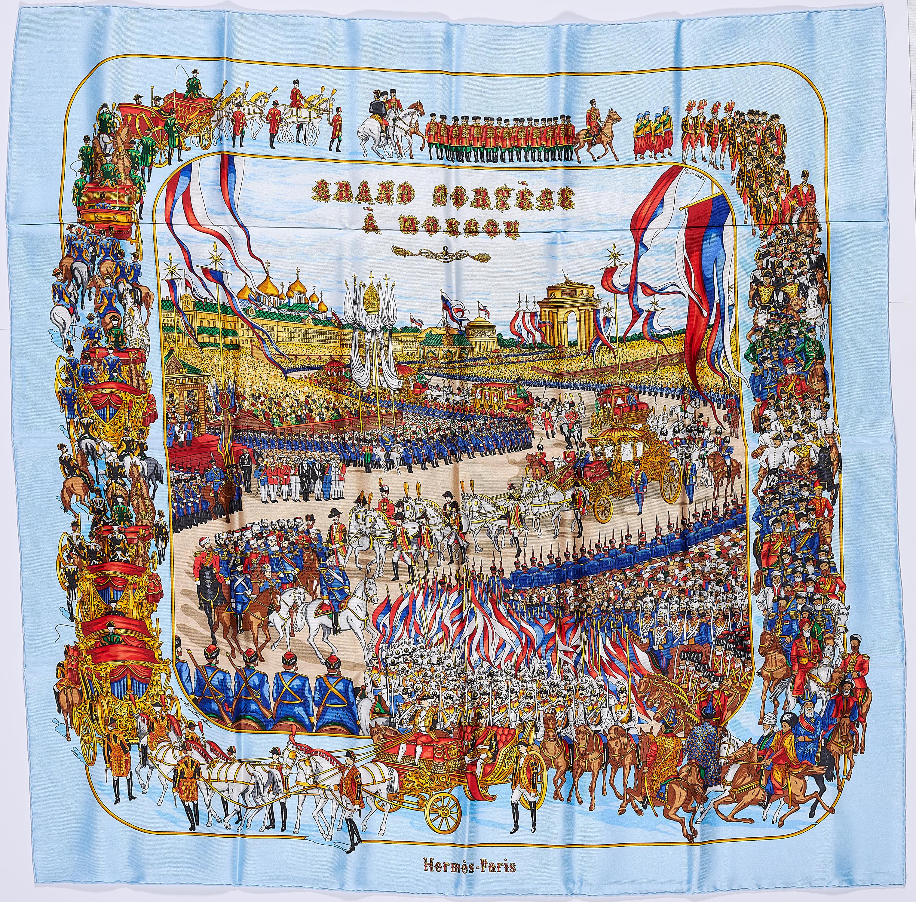 Hermes - Carre GRAND CORTEGE A MOSCOU, 69664-174, Van Ham Kunstauktionen