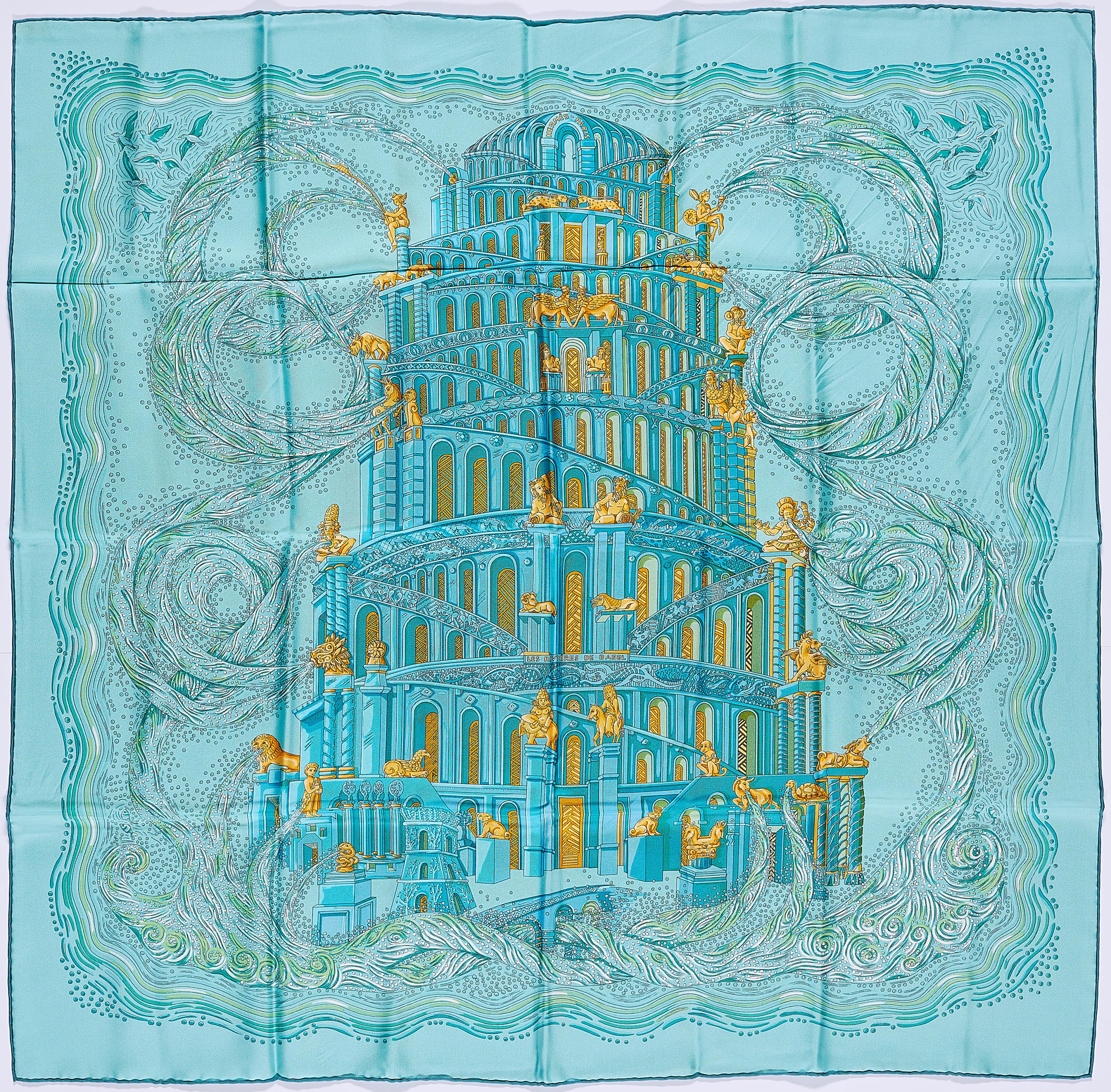 Hermes - Carre LES RIVIERES DE BABEL, 69664-126, Van Ham Kunstauktionen