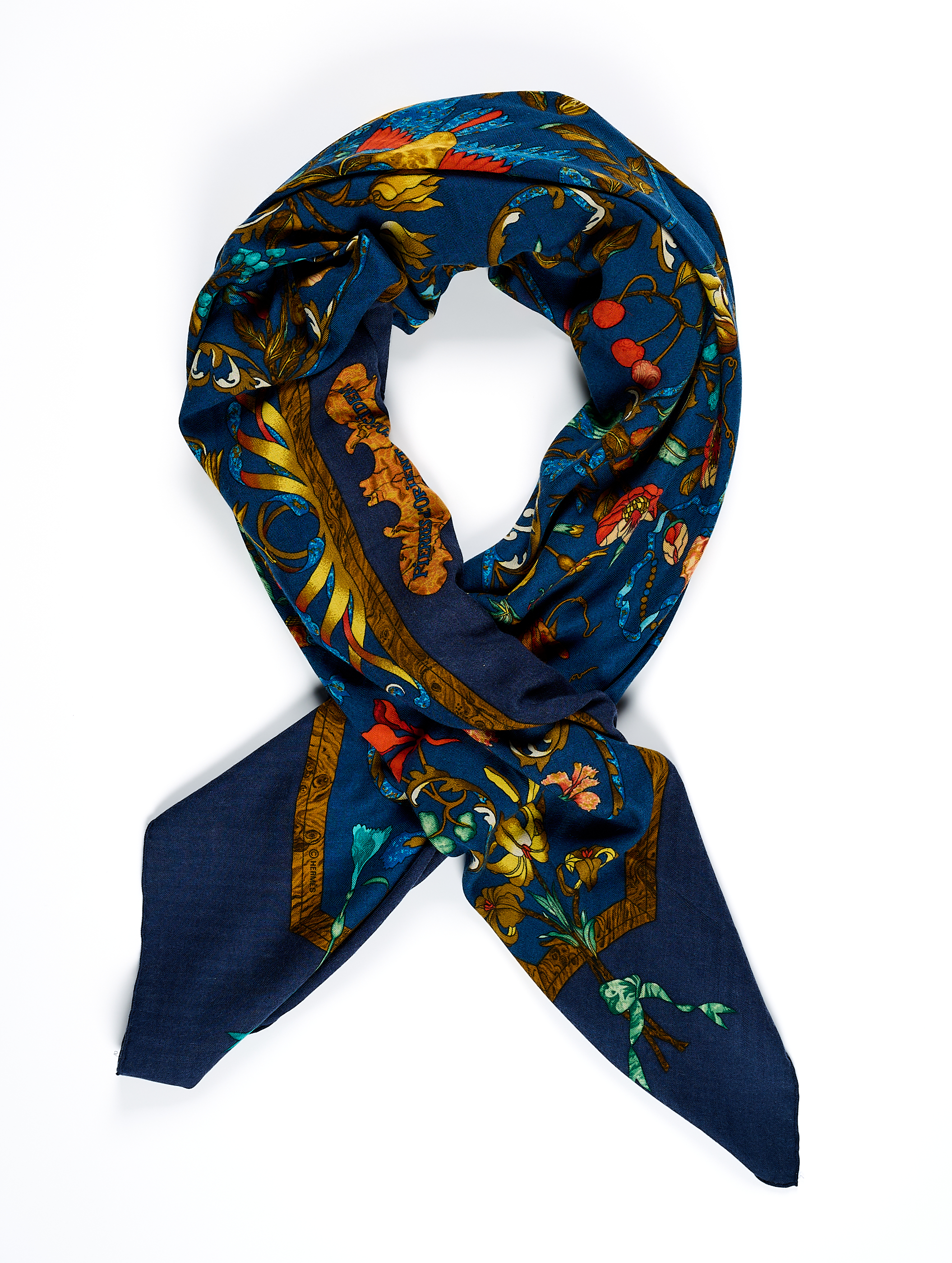 Hermes - Schal Pierres d Orient et d Occident, 79160-7, Van Ham Kunstauktionen