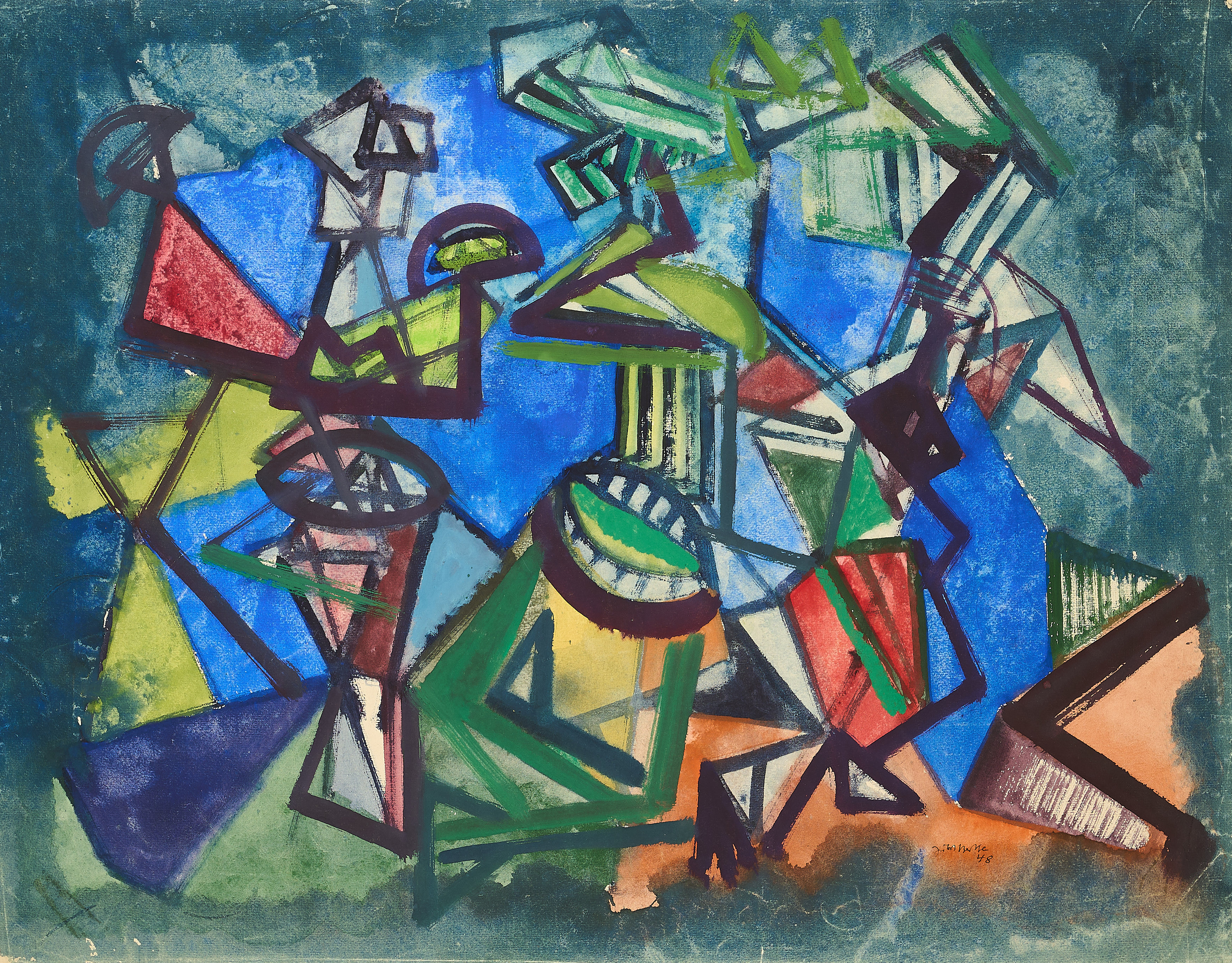 Hubert Berke - Ohne Titel, 82032-14, Van Ham Kunstauktionen