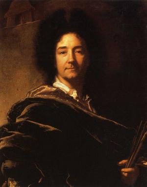 Portrait Künstler Rigaud Hyacinthe (1659 Perpignan  - 1743 Paris),17.&18. Jh.…